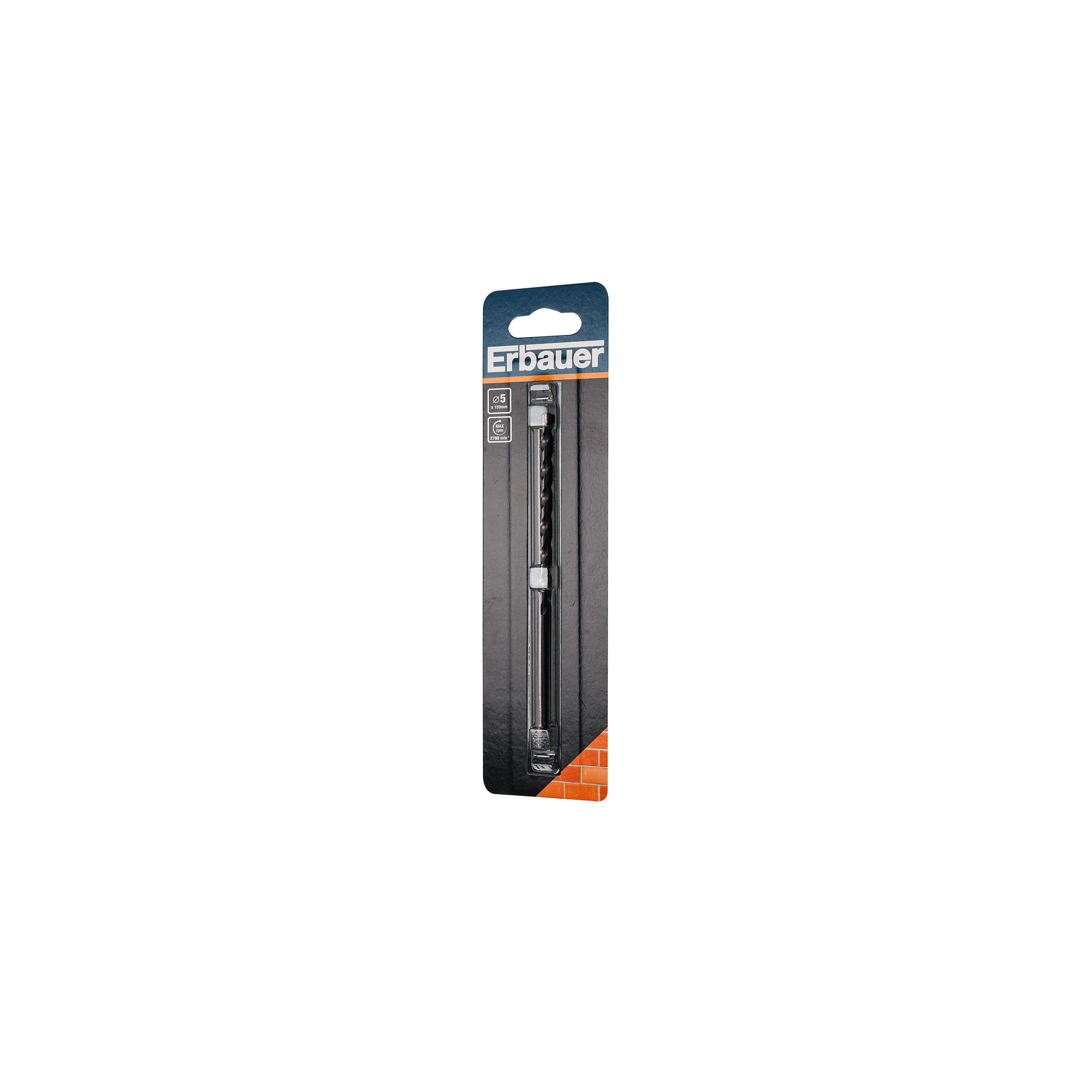 Erbauer Round Masonry Drill bit (Dia)5mm (L)150mm
