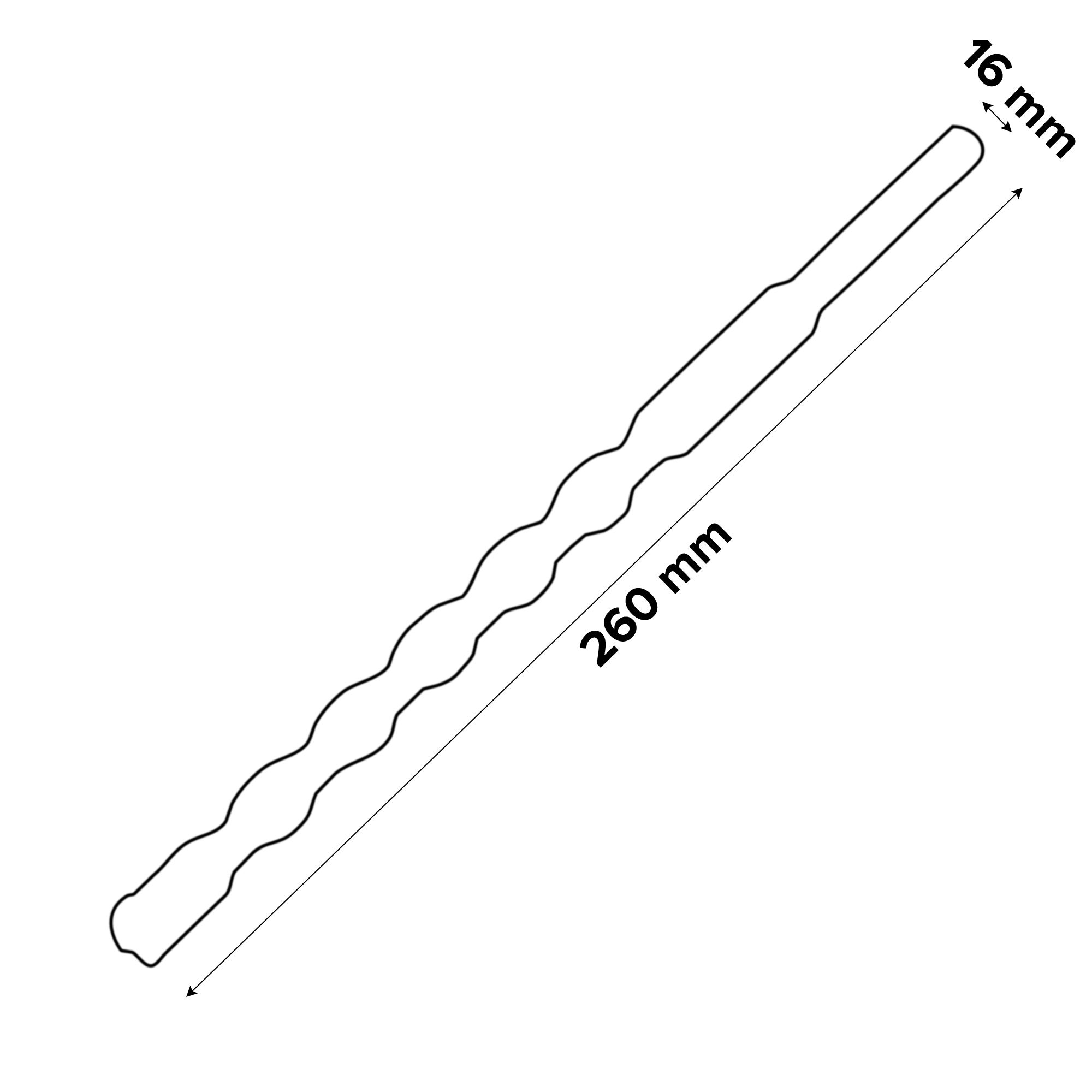 Erbauer SDS plus Masonry Drill bit (Dia)16mm (L)260mm