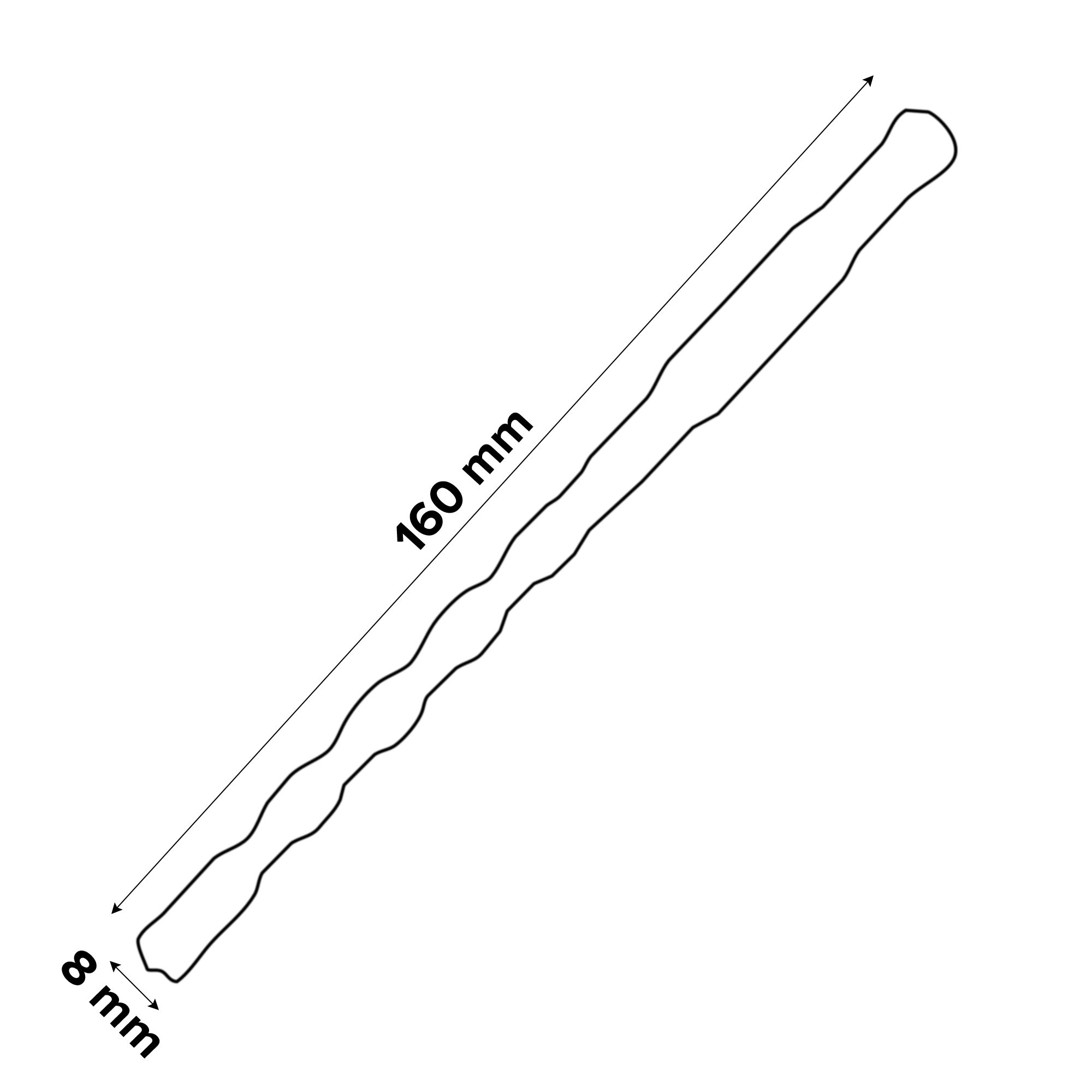 Erbauer SDS plus Masonry Drill bit (Dia)8mm (L)160mm
