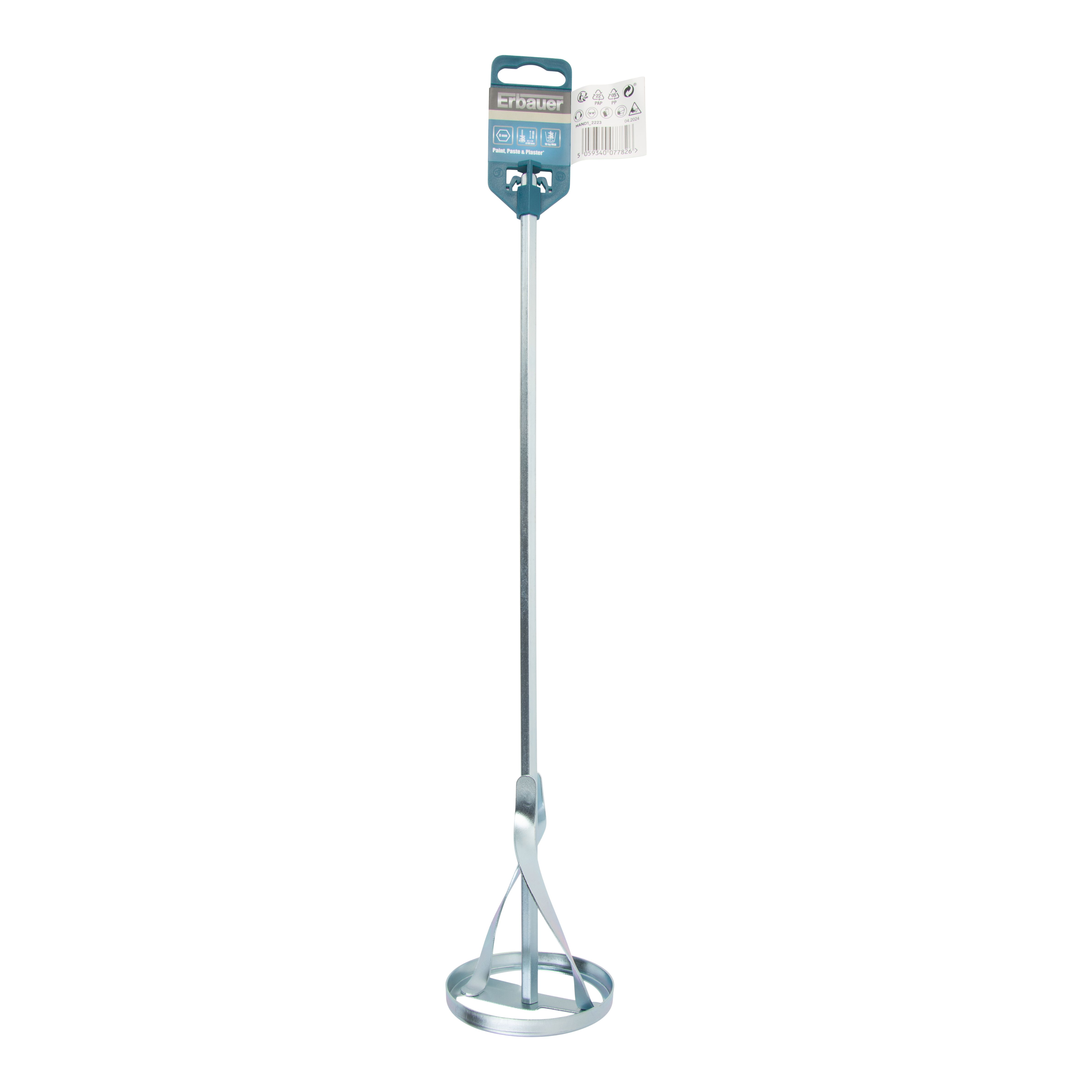 Erbauer Steel Mixing paddle (L)400mm
