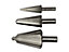 Erbauer Step drill bits, Pack of 3