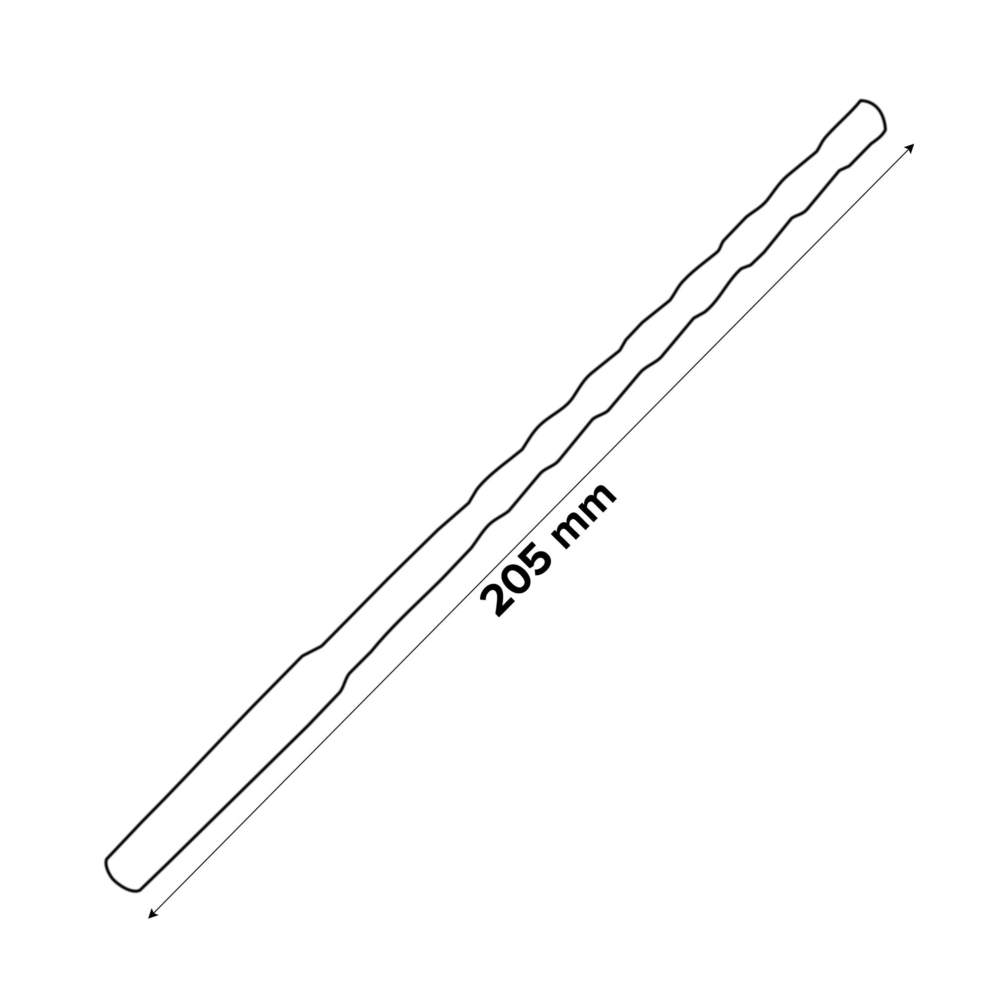 Erbauer Tungsten carbide-tipped steel Pilot drill bit (L)205mm