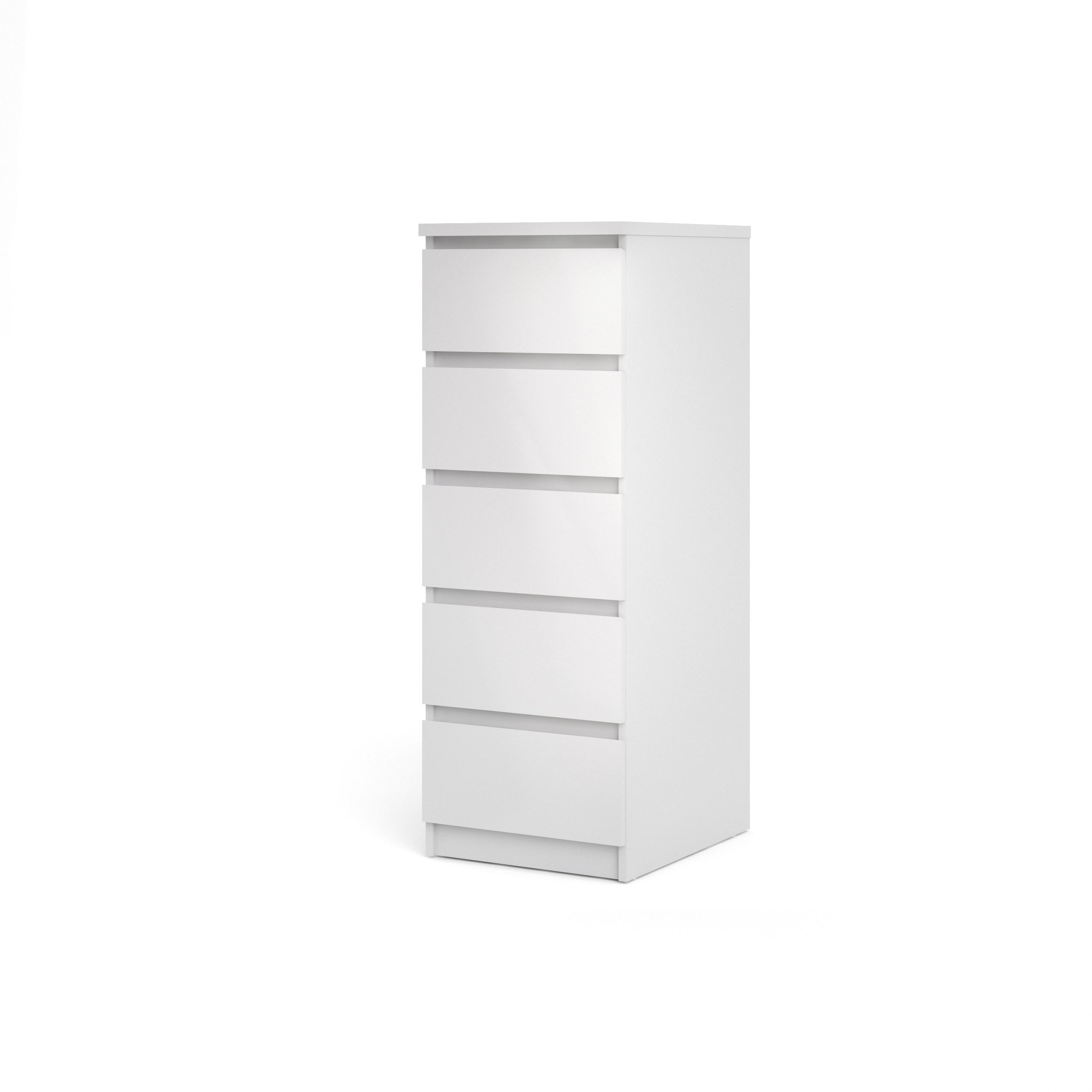 Hodedah hi5dr white 5 store drawer chest