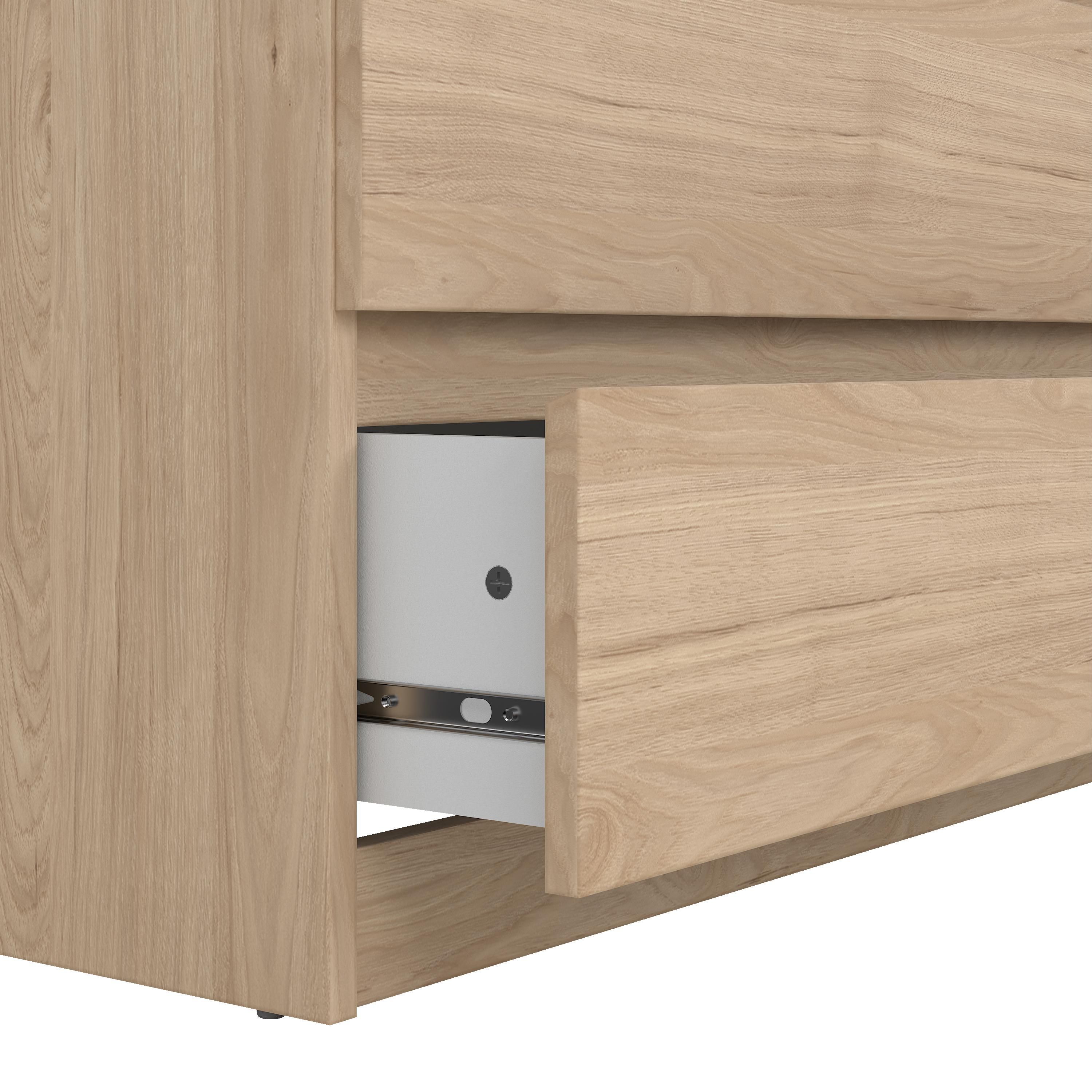 Esla Matt jackson hickory 5 Drawer Chest (H)1113mm (W)770mm (D)500mm