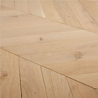 Eslov Natural Oak Solid wood Flooring Sample