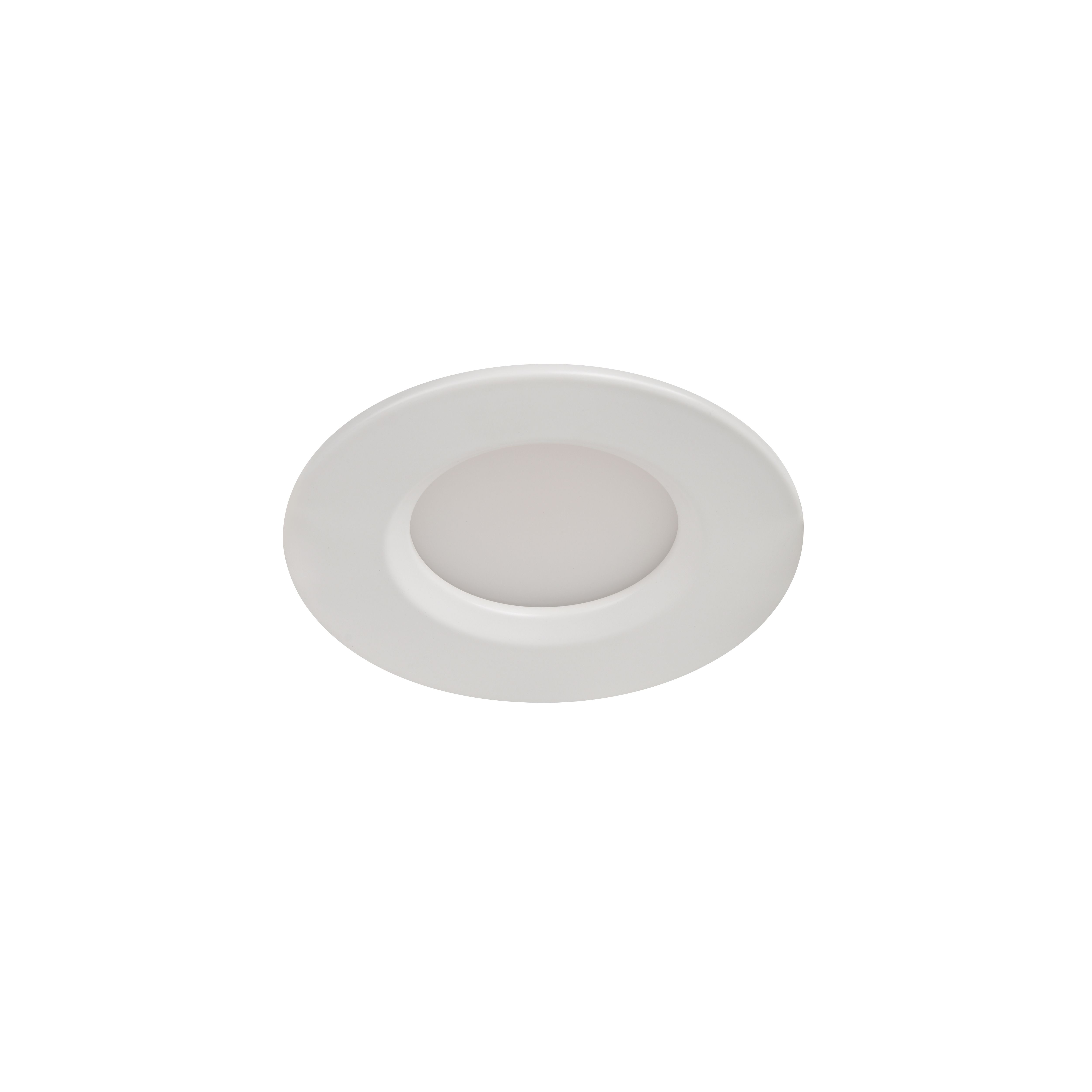 Etana White Non-adjustable LED Warm white Downlight 4.7W IP65, Pack of 3