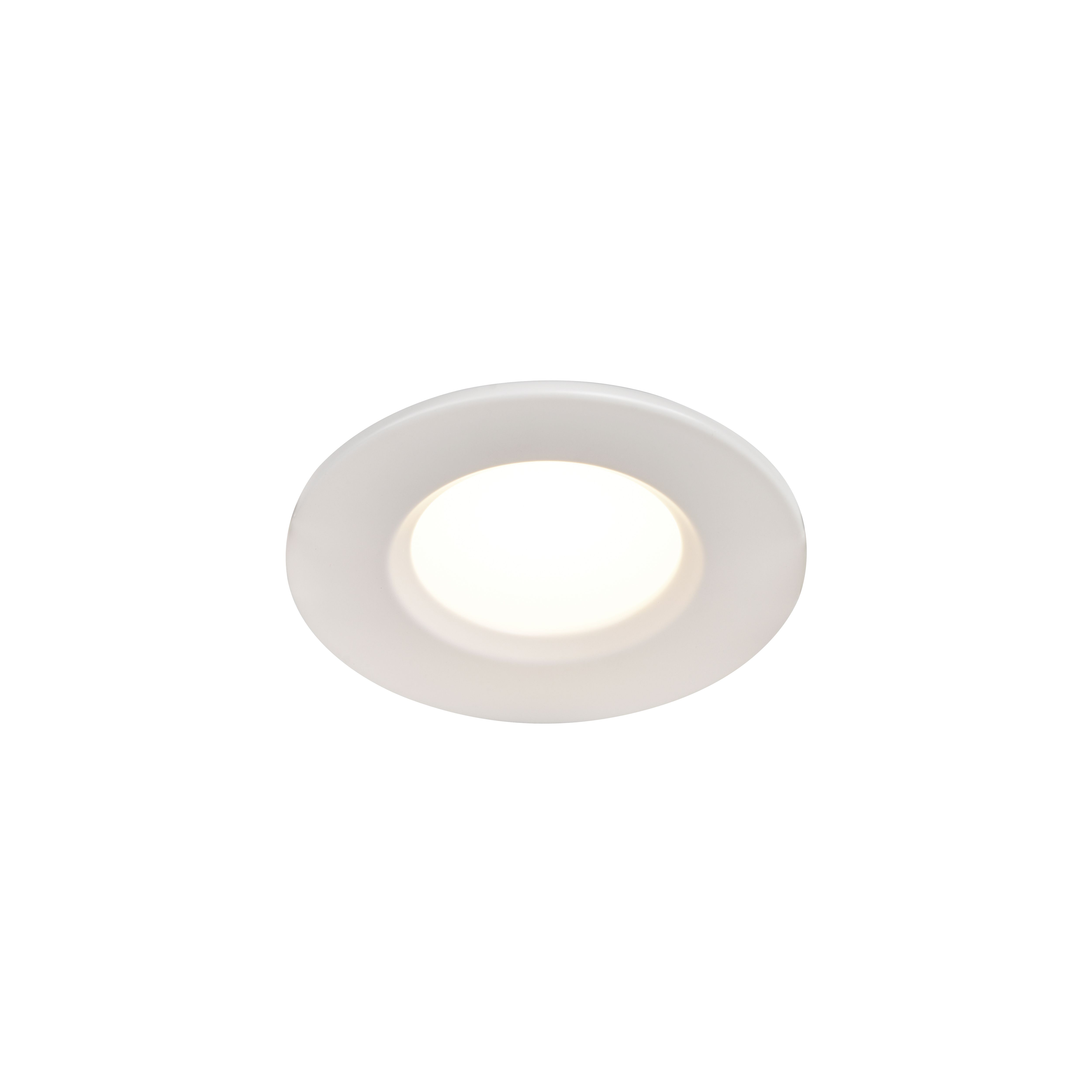 Etana White Non-adjustable LED Warm white Downlight 4.7W IP65