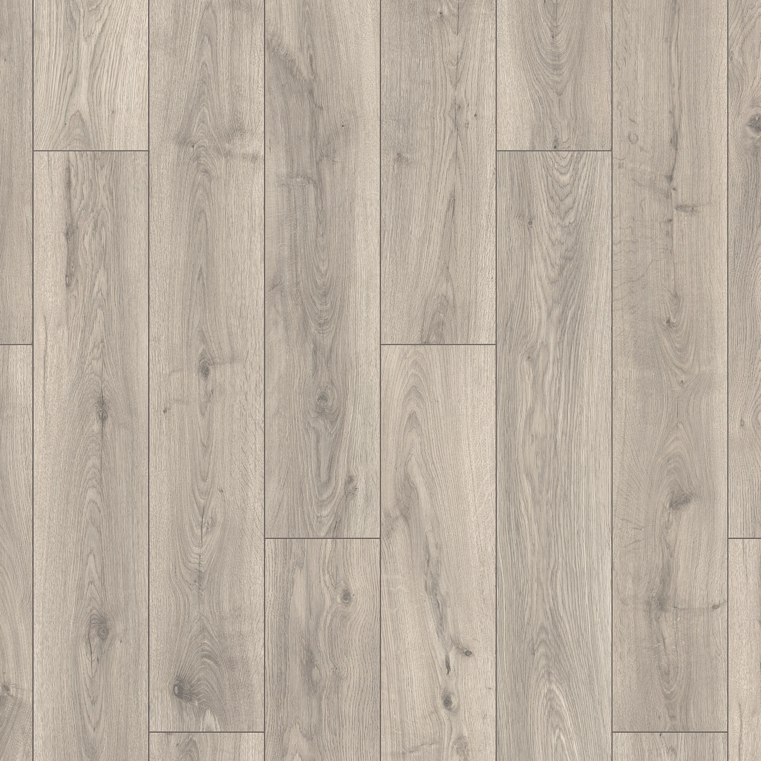 Eurohome Cookham Grey Natural Oak effect Moisture resistant Laminate Flooring, 2.26m²