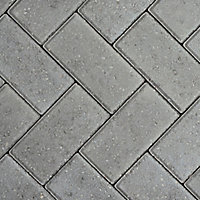 Europa Grey Block paving (L)200mm (W)100mm (T)60mm, Pack of 404