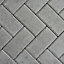 Europa Grey Block paving (L)200mm (W)100mm (T)60mm, Pack of 404