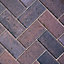 Europa Red Block paving (L)200mm (W)100mm, Pack of 488