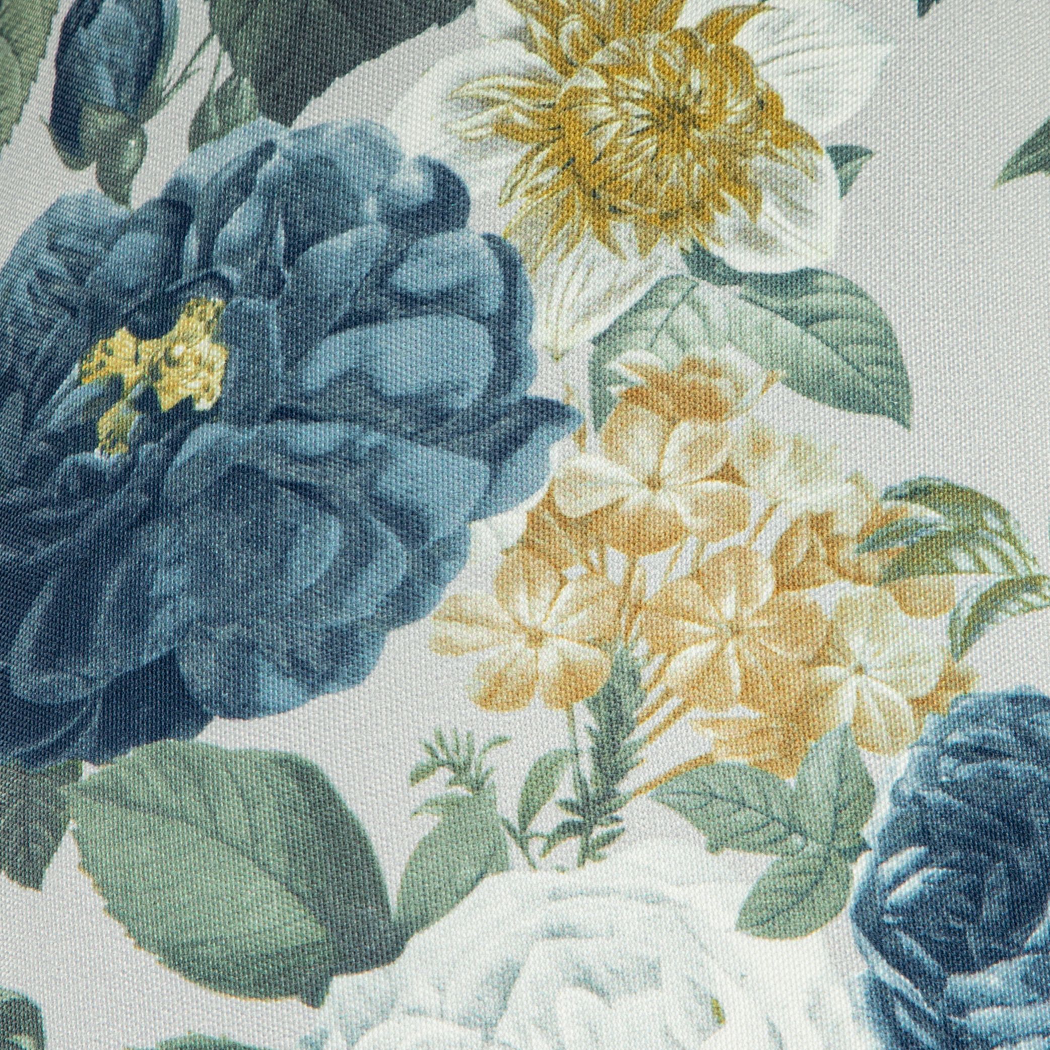 Evelyn Blue & Cream Floral Tapered Lamp shade (D)25cm