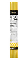 Everbuild Roll & Stroll Premium Non-slip Plastic Protector roll, (L)25m x (W)0.6m
