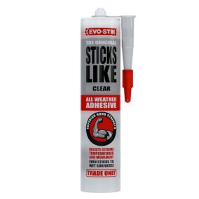 Evo-Stik Sticks Like Clear Grab adhesive 290ml