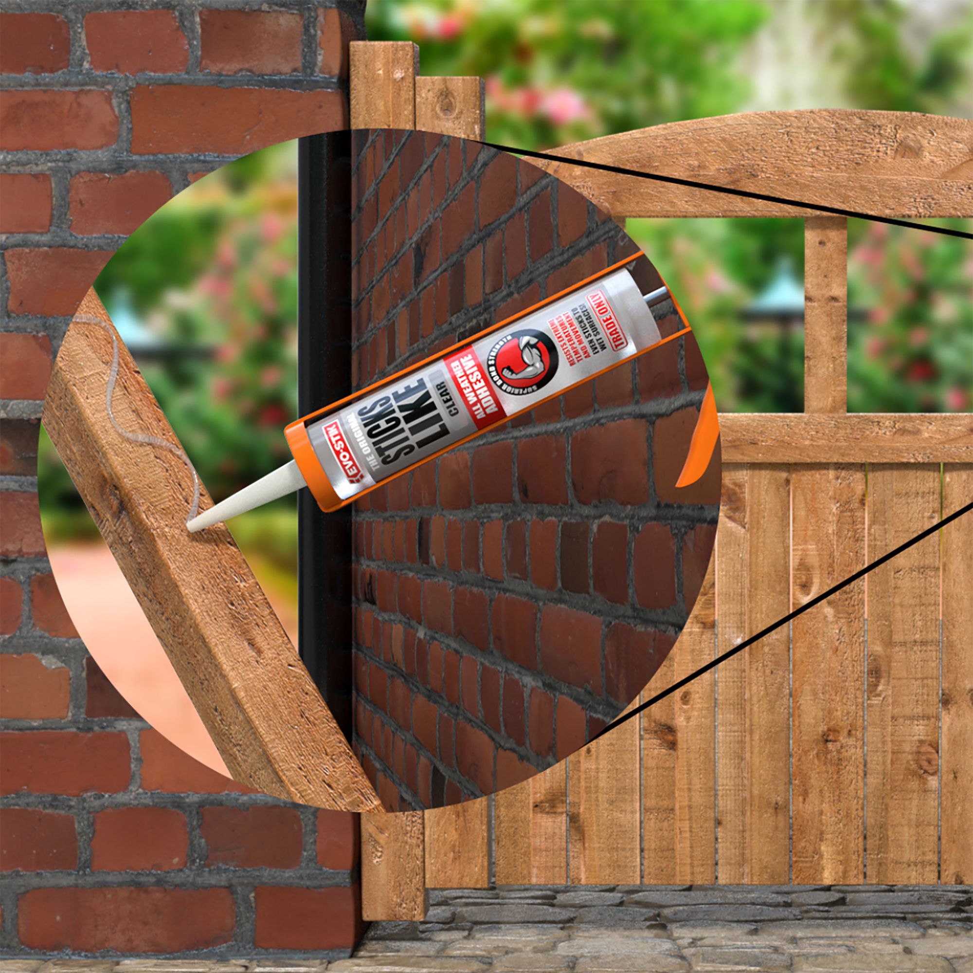 Evo-Stik Sticks Like Clear Grab adhesive 290ml