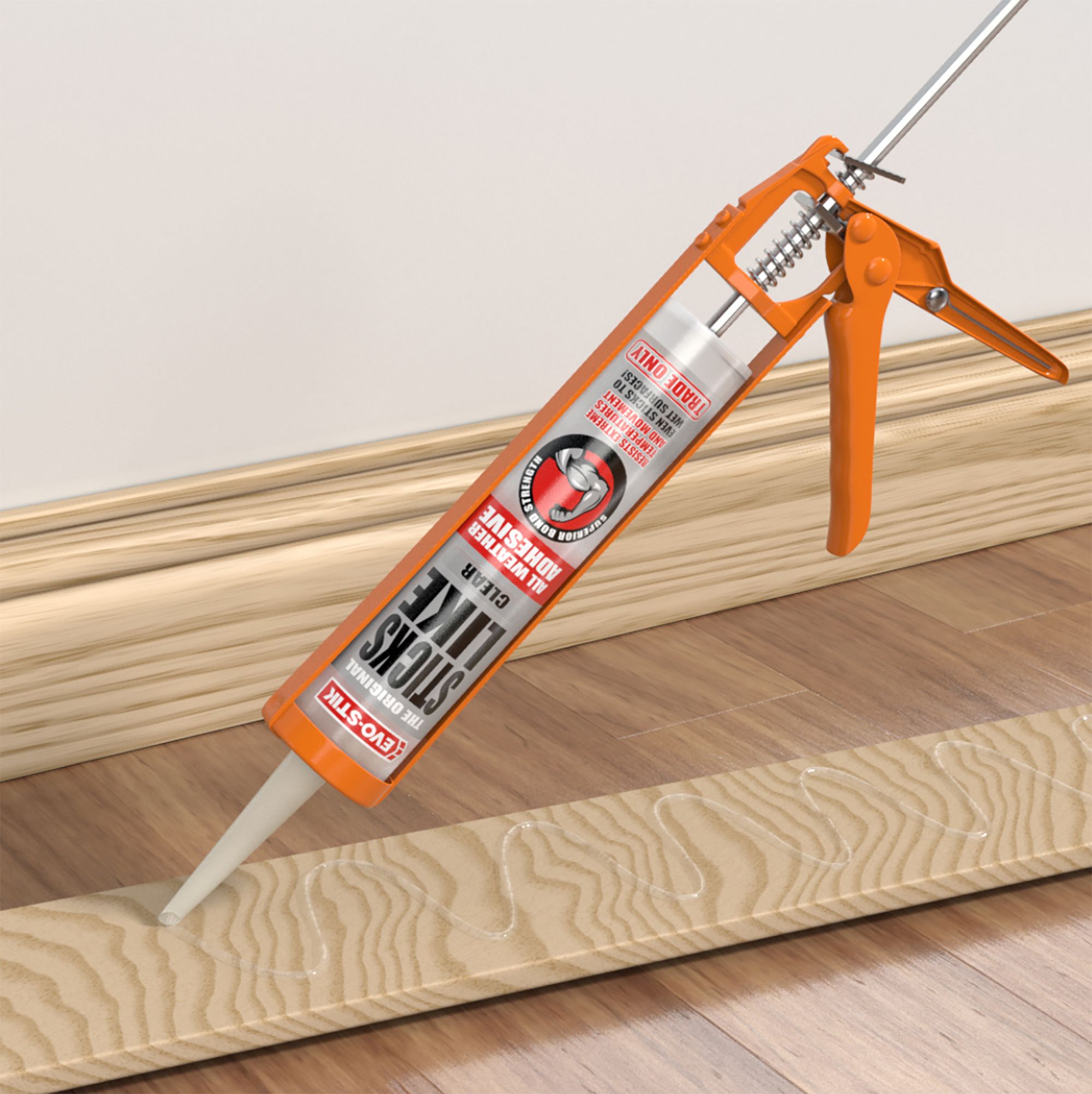 Evo-Stik Sticks Like Clear Grab adhesive 290ml