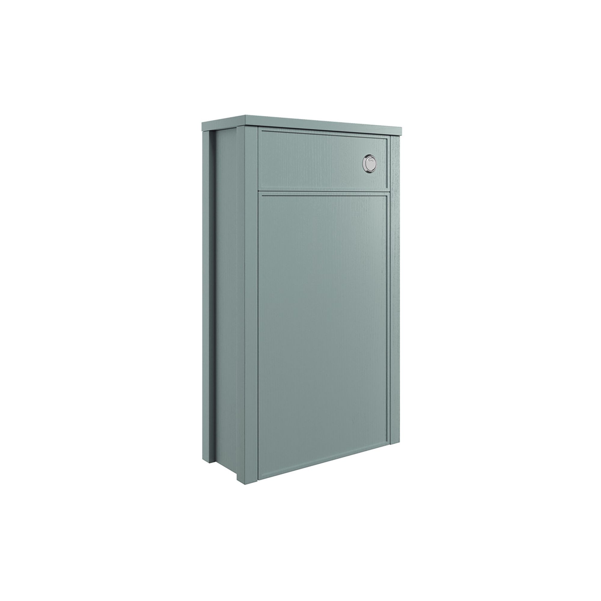 Exbury Seagreen Ash Traditional Freestanding Toilet cabinet (H)852mm (W)508mm