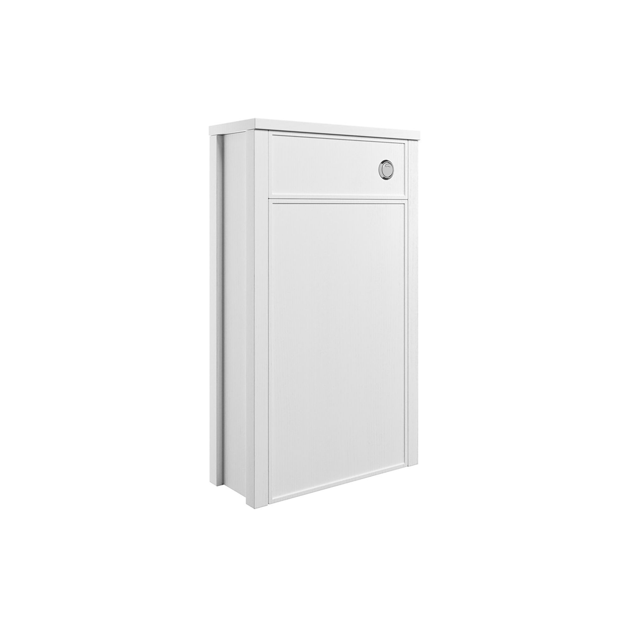 Exbury White Ash Traditional Freestanding Toilet cabinet (H)852mm (W)508mm