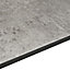 Exilis Woodstone Grey Square edge Laminate Worktop 1.25cm x 42.5cm x 240cm