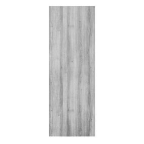 Exmoor Unglazed Flush Grey MDF Internal Sliding Door, (H)2040mm (W)826mm
