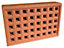 Expamet Red Air brick (L)215mm (W)50mm (H)140mm, Pack of 2