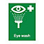 Eyewash Self-adhesive labels, (H)200mm (W)150mm