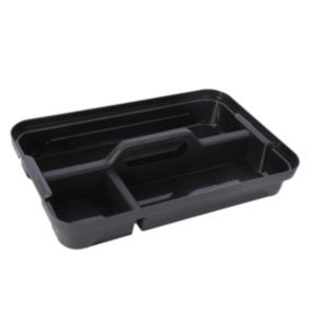 Ezy Storage Bunker tough Grey 3 compartment Insert tray