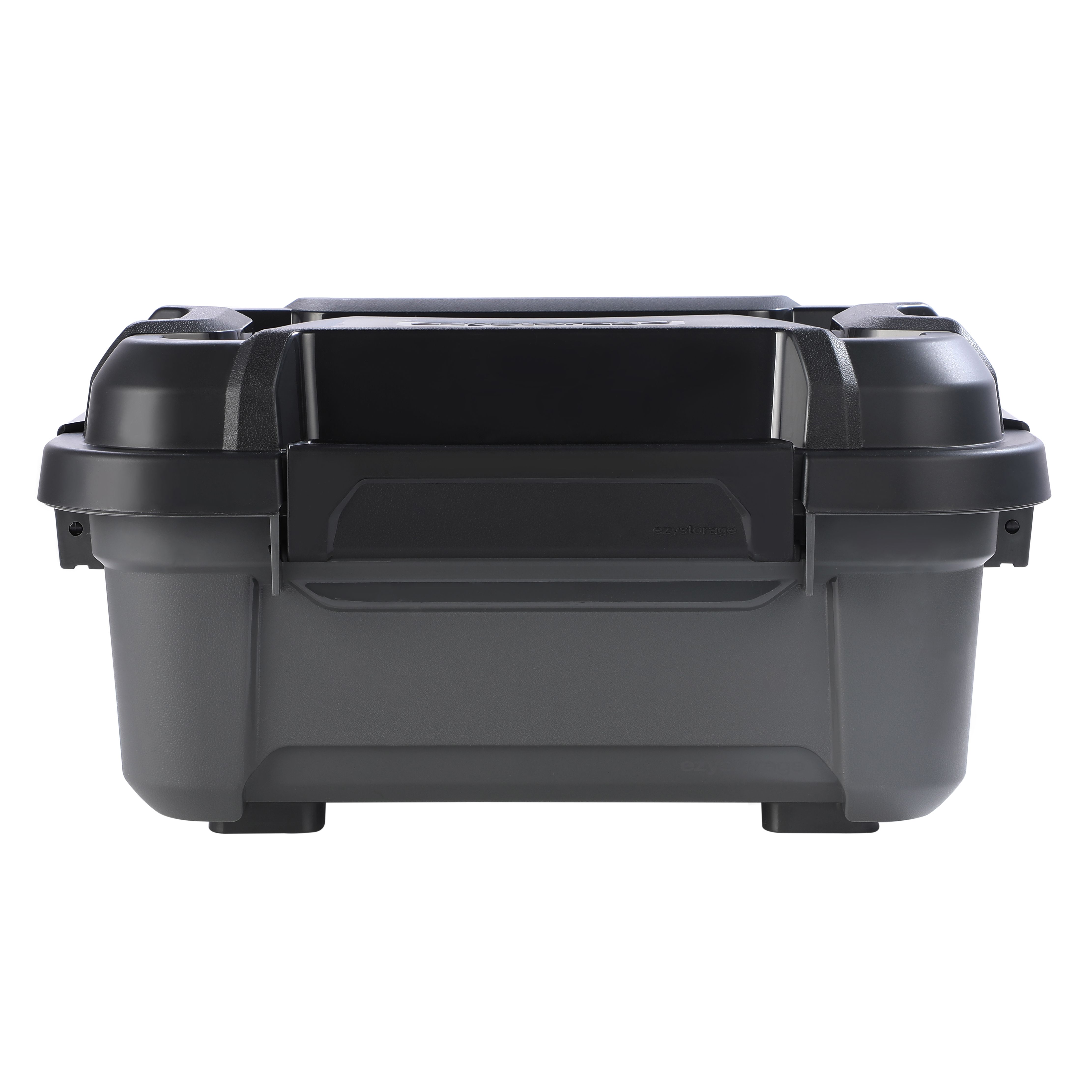 Ezy Storage Bunker tough Heavy duty Black 12L XS Stackable Storage box with Lid