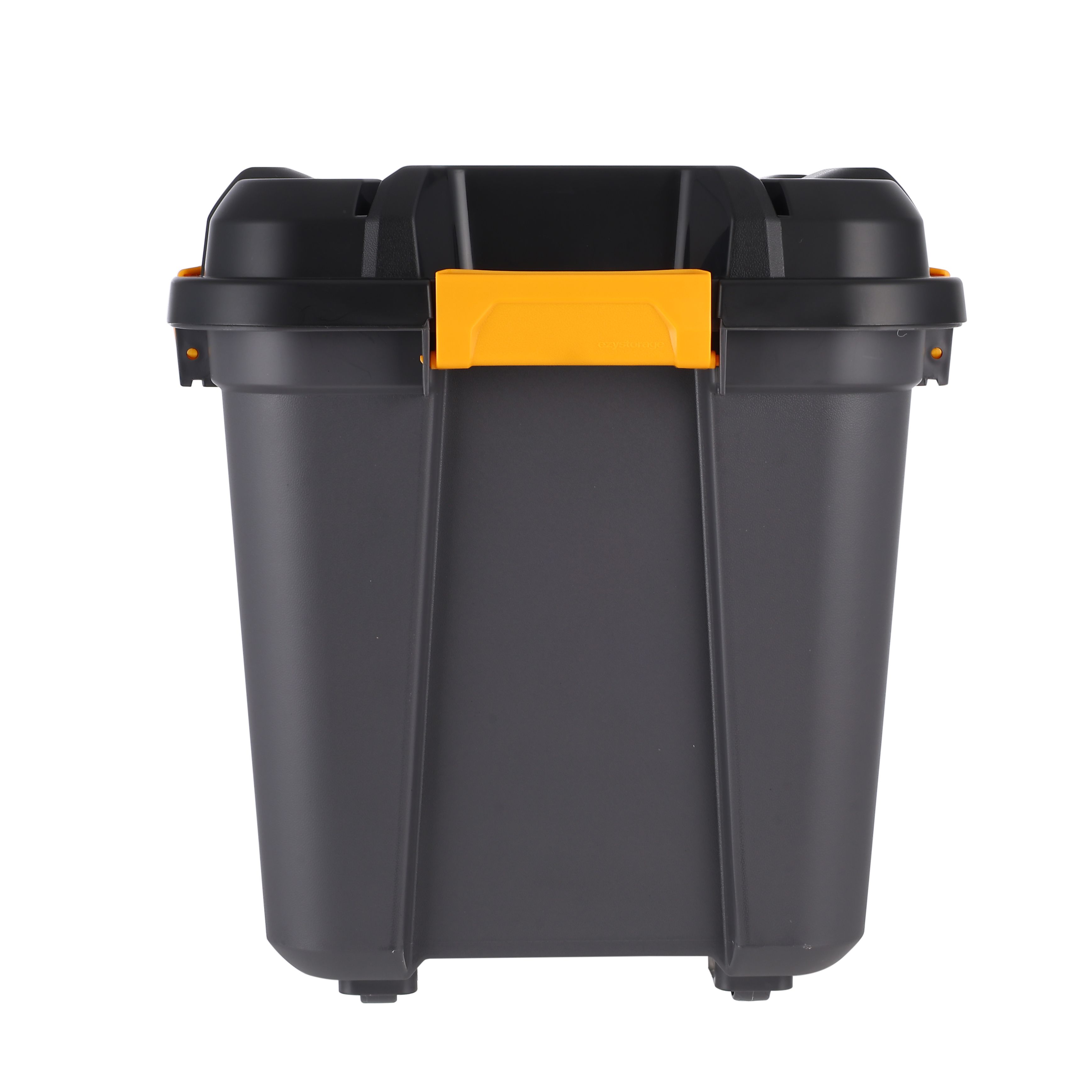 Ezy Storage Bunker tough Heavy duty Black 55L Medium Plastic