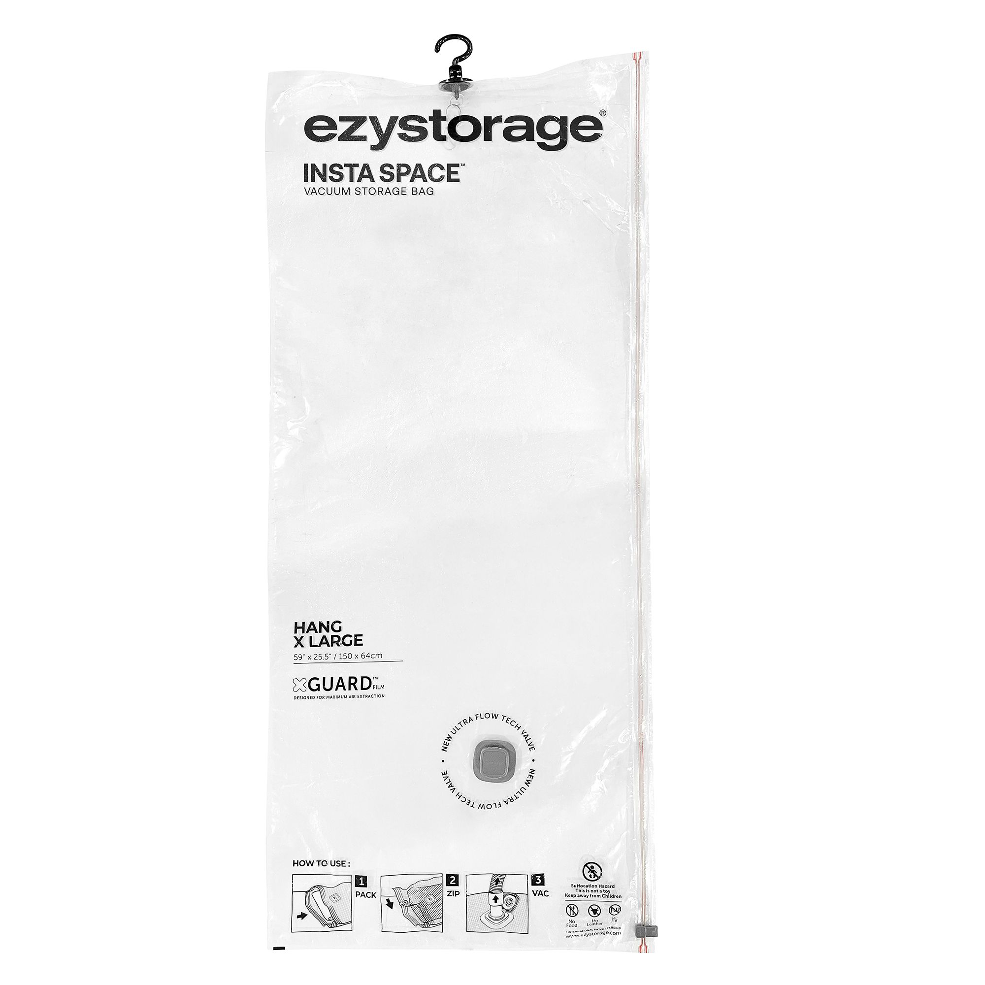 Ezy Storage Insta space XL Hanging Vacuum storage bag