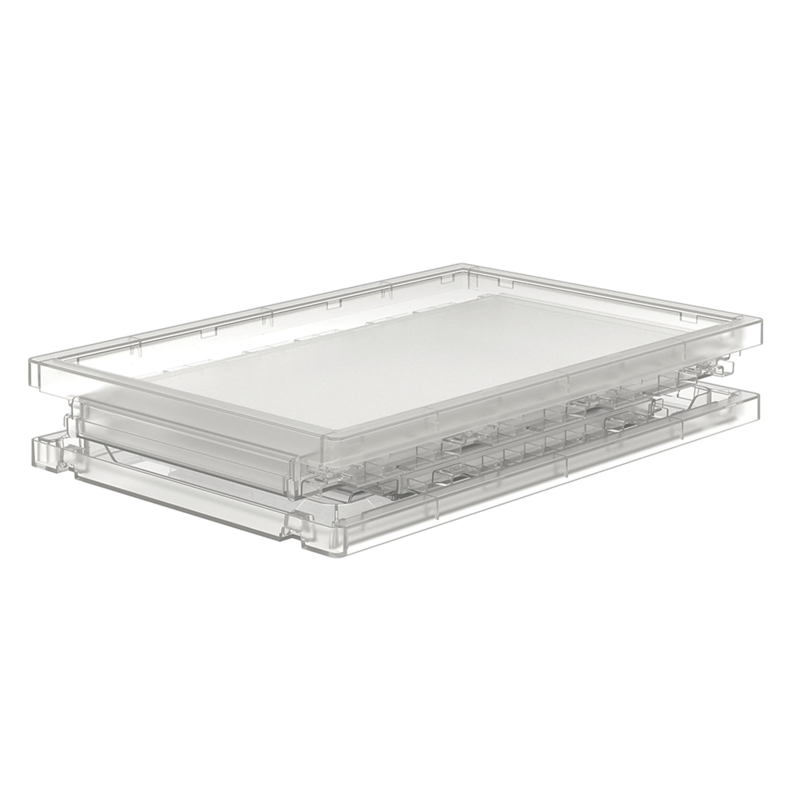 Ezy Storage Lada Clear 12L Medium Stackable Storage box & Integrated lid