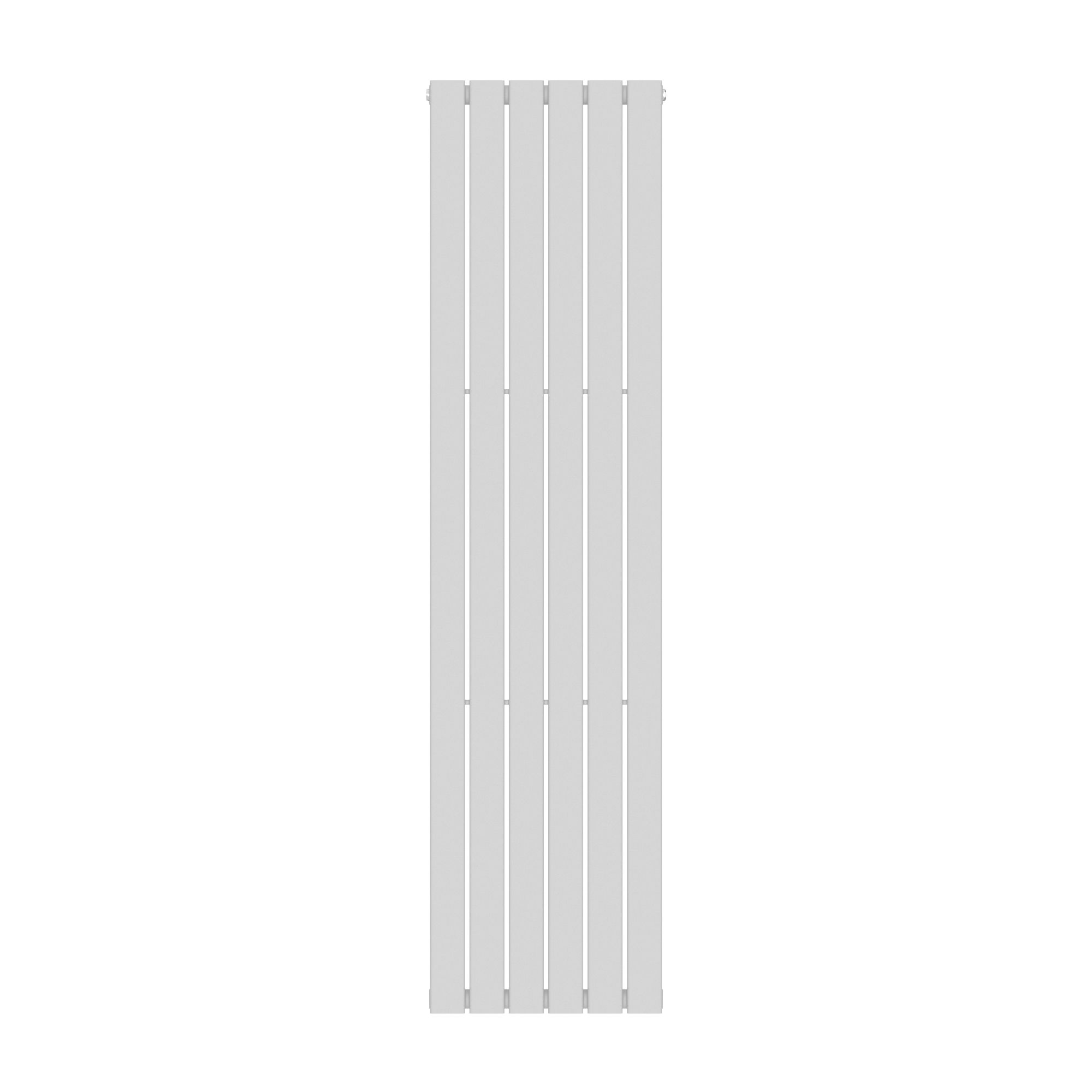 Faringdon White Vertical Designer Radiator, (W)452mm x (H)1800mm