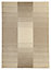 Farrah Striped Cream & grey Rug 230cmx160cm