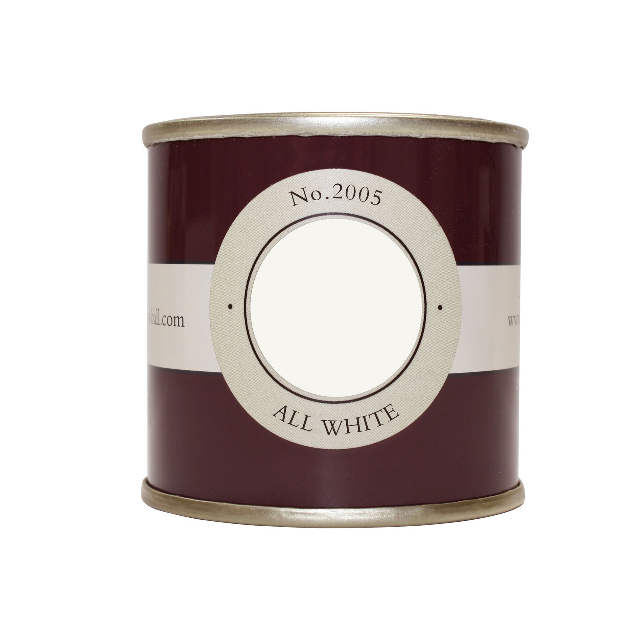 Farrow & Ball Estate All white No.2005 Emulsion paint, 100ml Tester pot