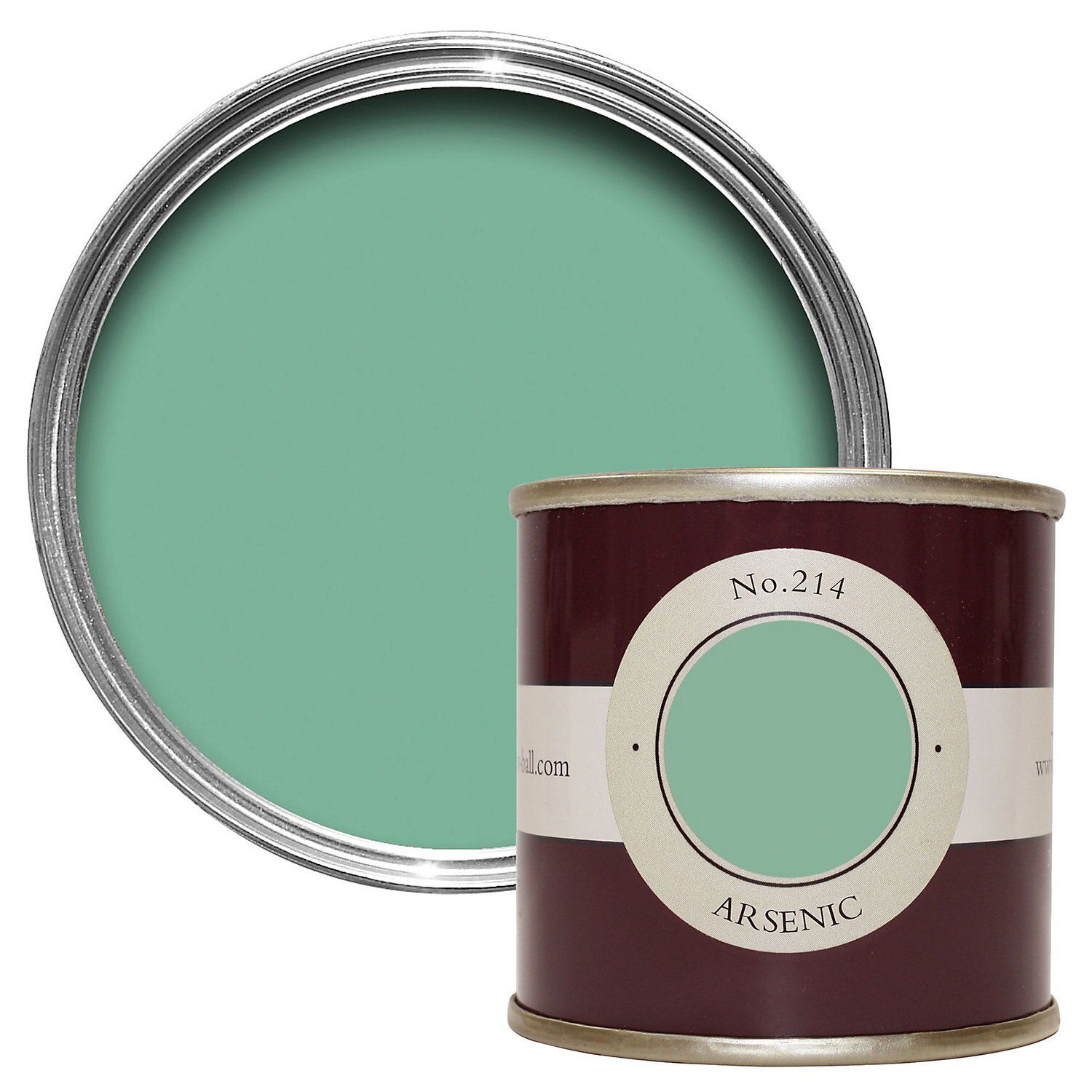 Farrow & Ball Estate Arsenic No.214 Emulsion paint, 100ml Tester pot