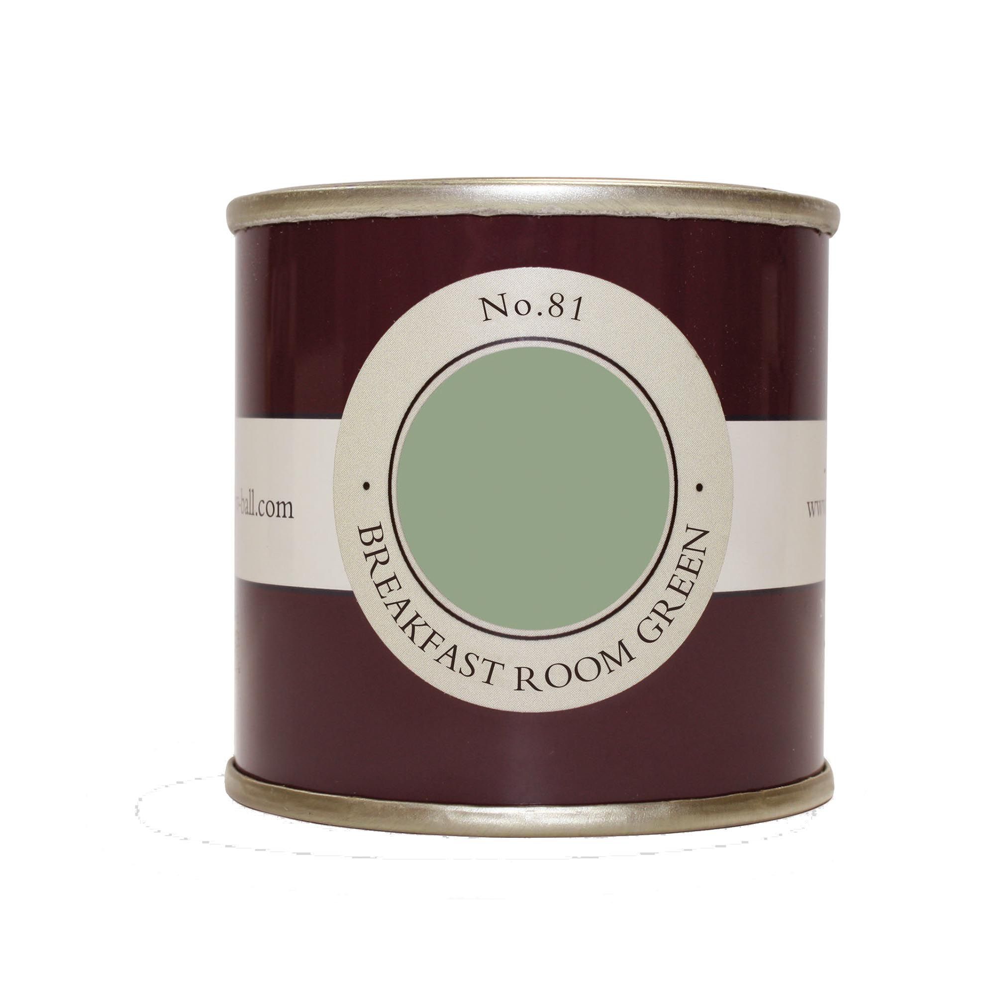 Farrow & Ball Estate Breakfast room green No.81 Emulsion paint, 100ml Tester pot