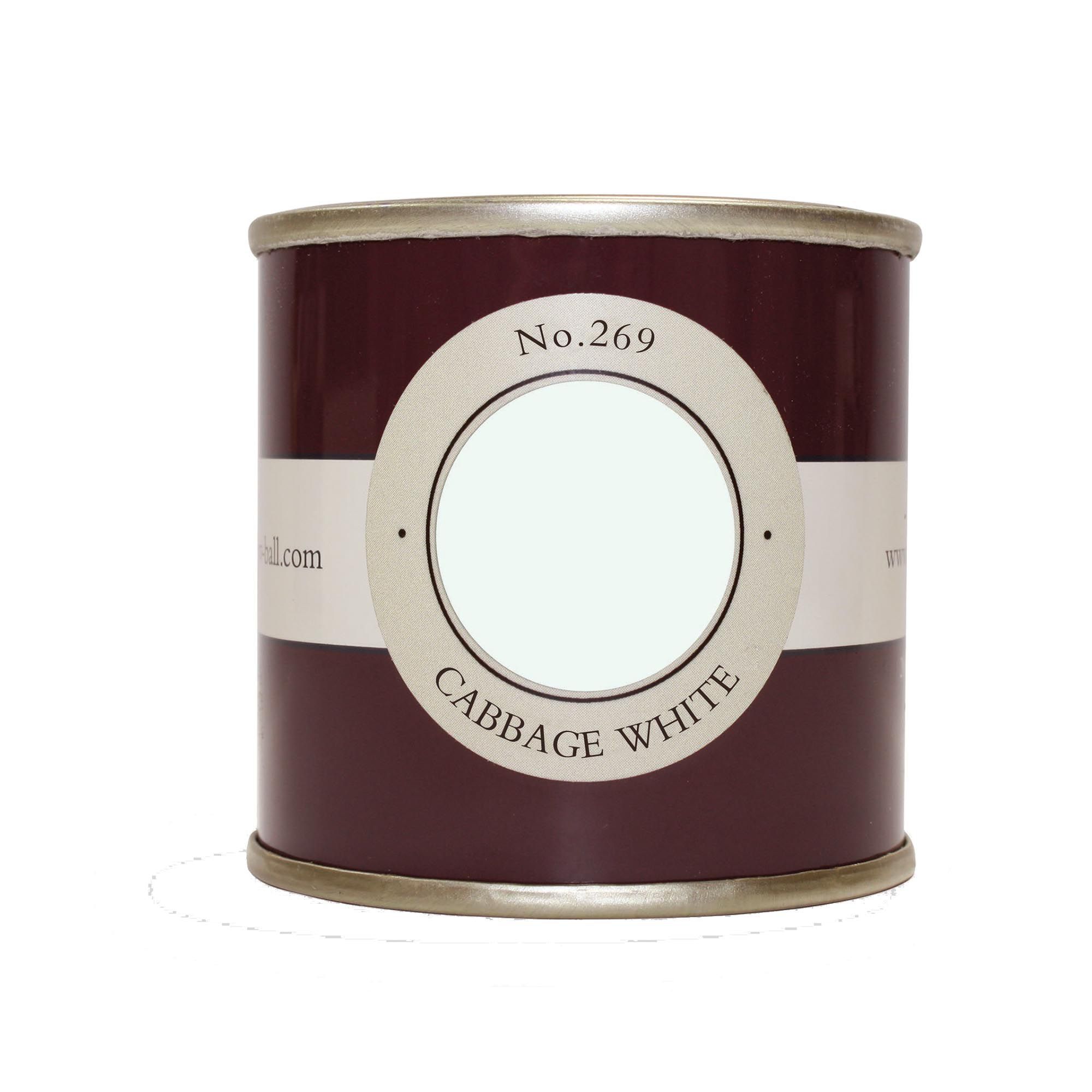 Farrow & Ball Estate Cabbage white No.269 Emulsion paint, 100ml Tester pot