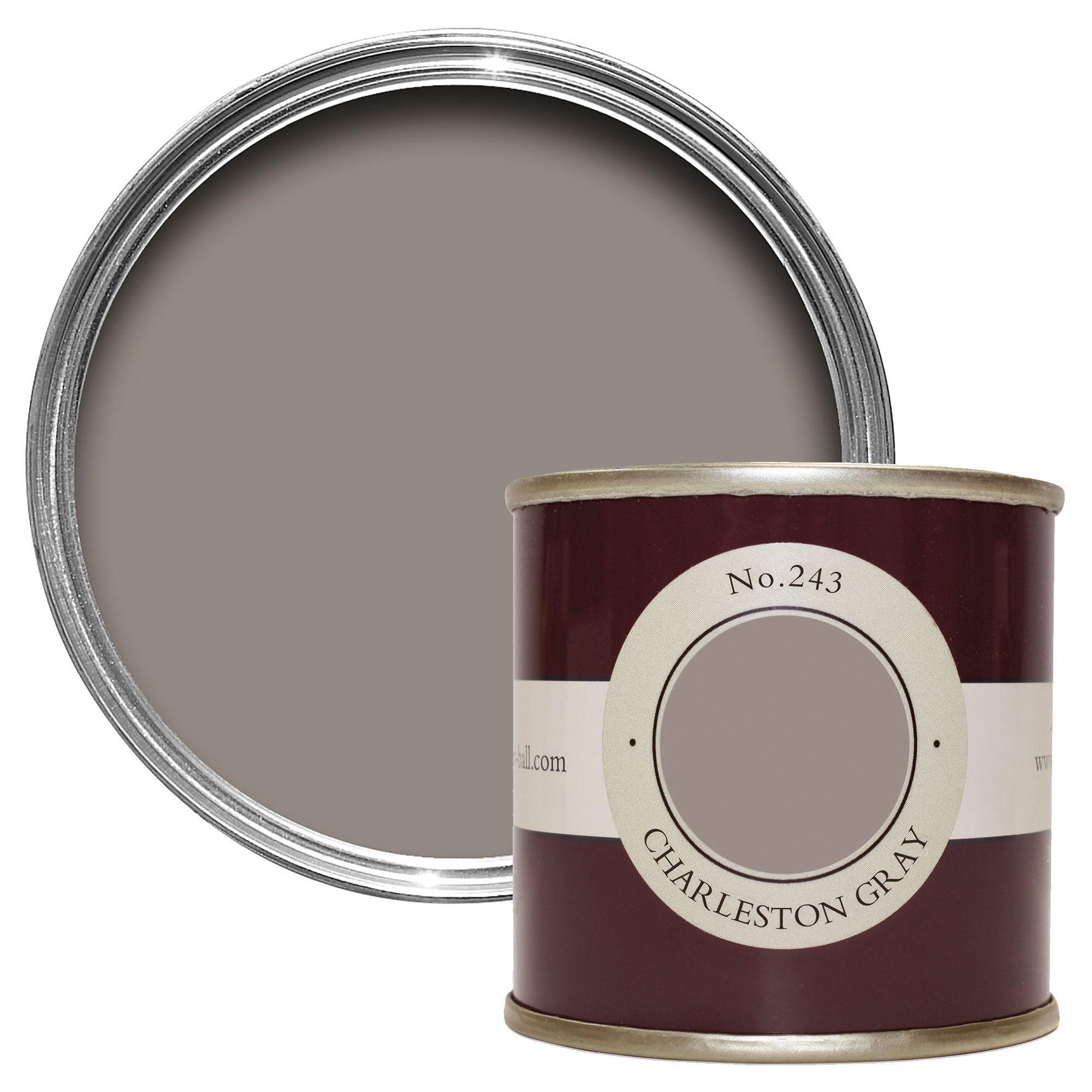 Farrow & Ball Estate Charleston gray No.243 Emulsion paint, 100ml Tester pot