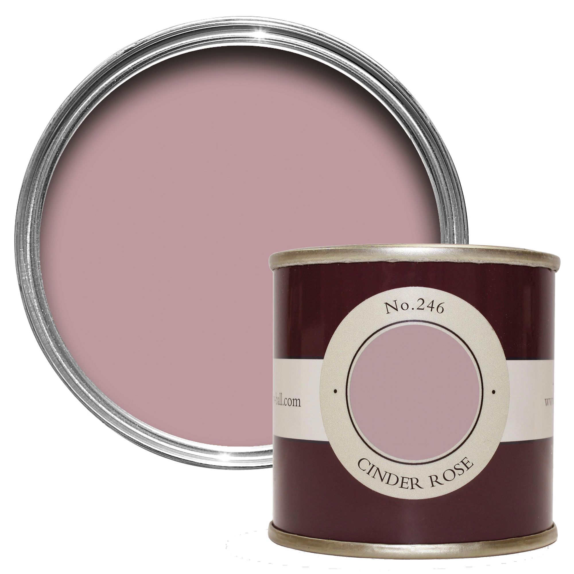 Farrow & Ball Estate Cinder rose No.246 Emulsion paint, 100ml Tester pot