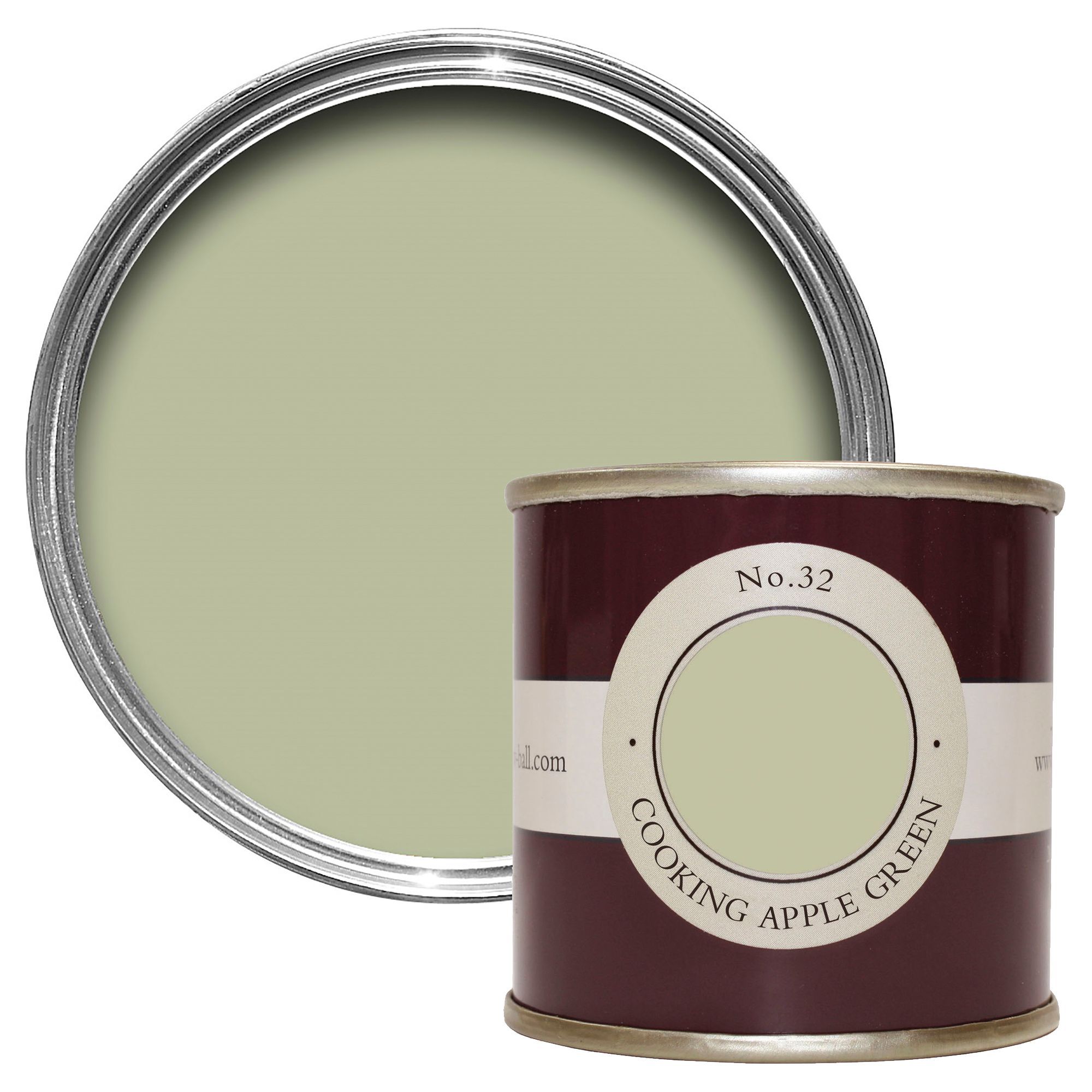 Farrow & Ball Estate Cooking apple green No.32 Emulsion paint, 100ml Tester pot