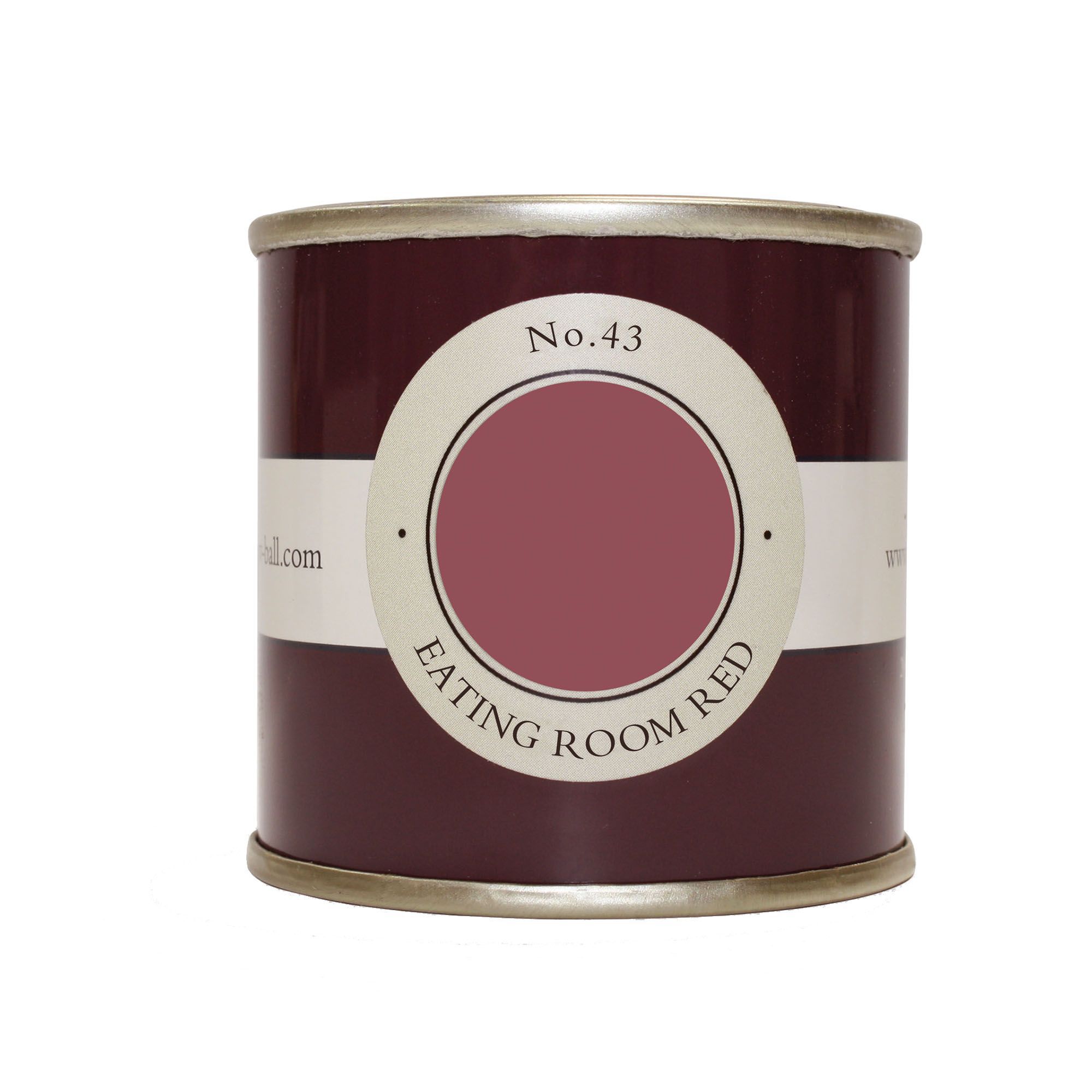 Farrow & Ball Estate Eating room red No.43 Emulsion paint, 100ml Tester pot