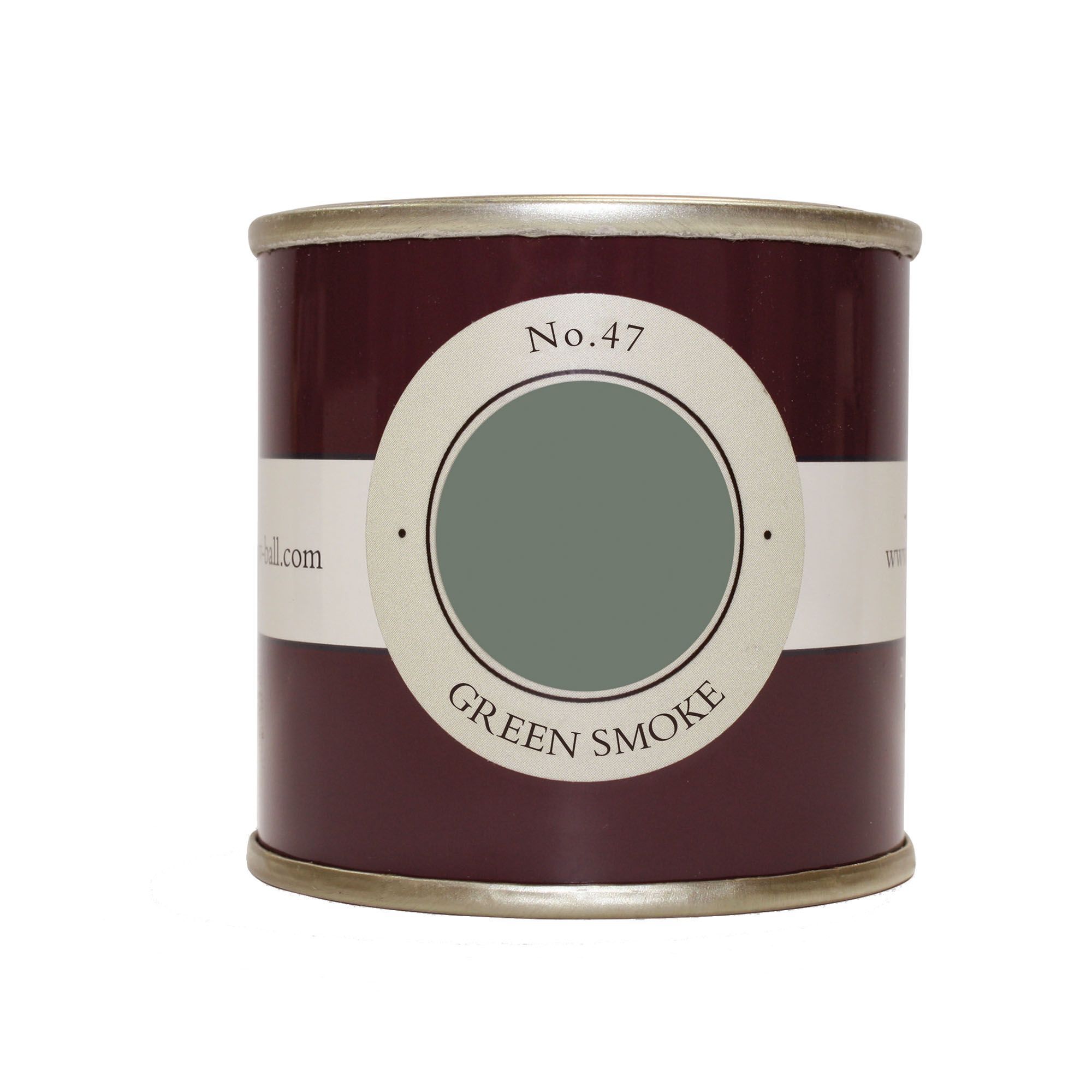 Farrow & Ball Estate Green smoke No.47 Emulsion paint, 100ml Tester pot