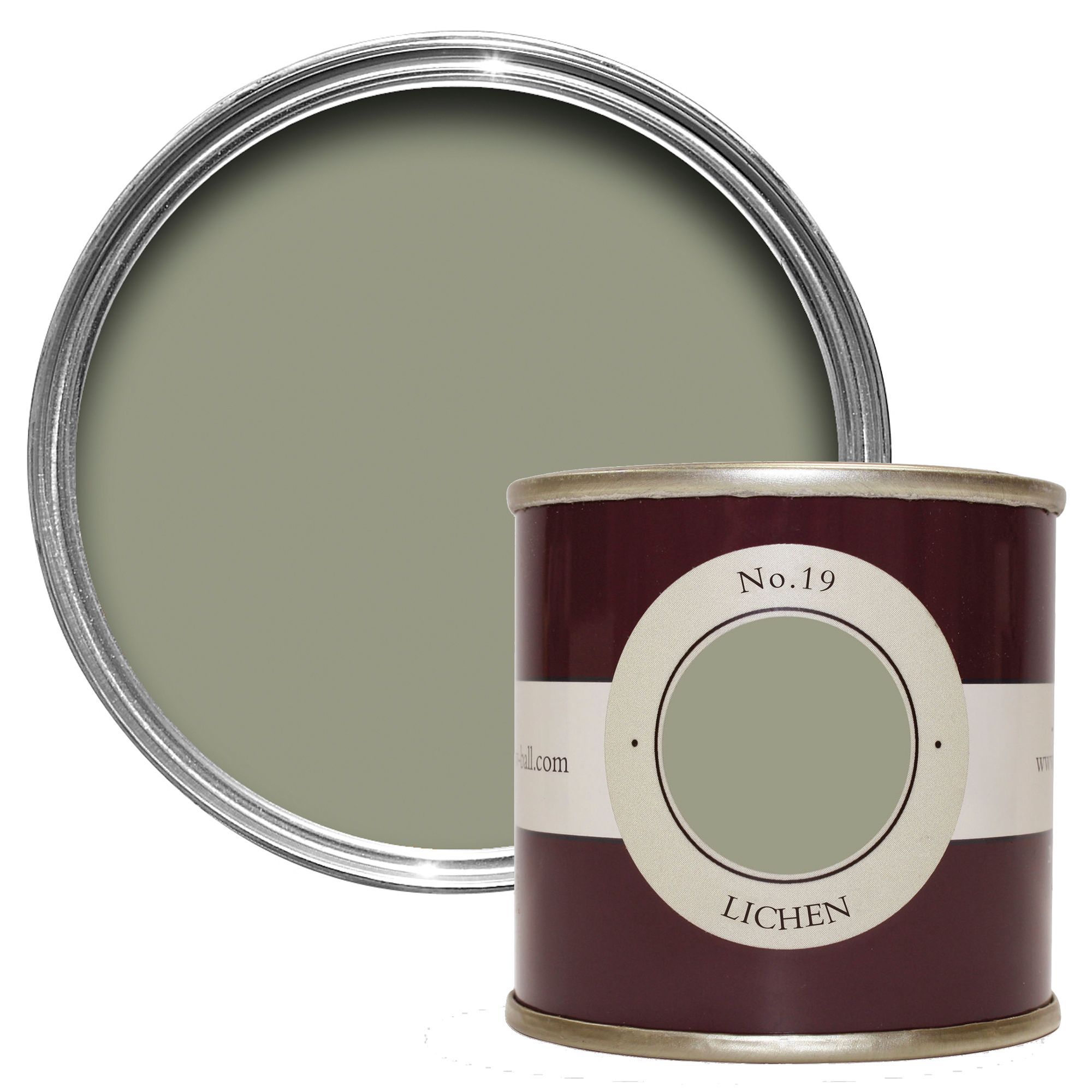 Farrow & Ball Estate Lichen No.19 Emulsion paint, 100ml Tester pot