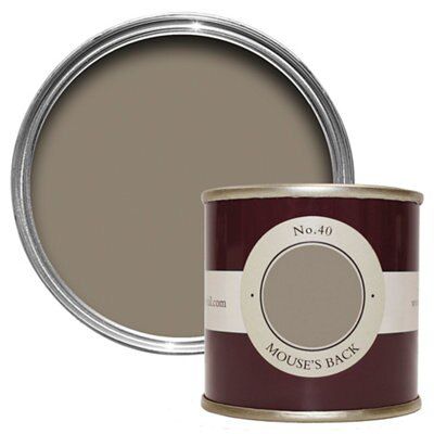 Farrow & Ball Estate Mouse's back No.40 Emulsion paint, 100ml Tester pot