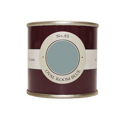Farrow & Ball Estate Oval room blue No.85 Emulsion paint, 100ml Tester pot