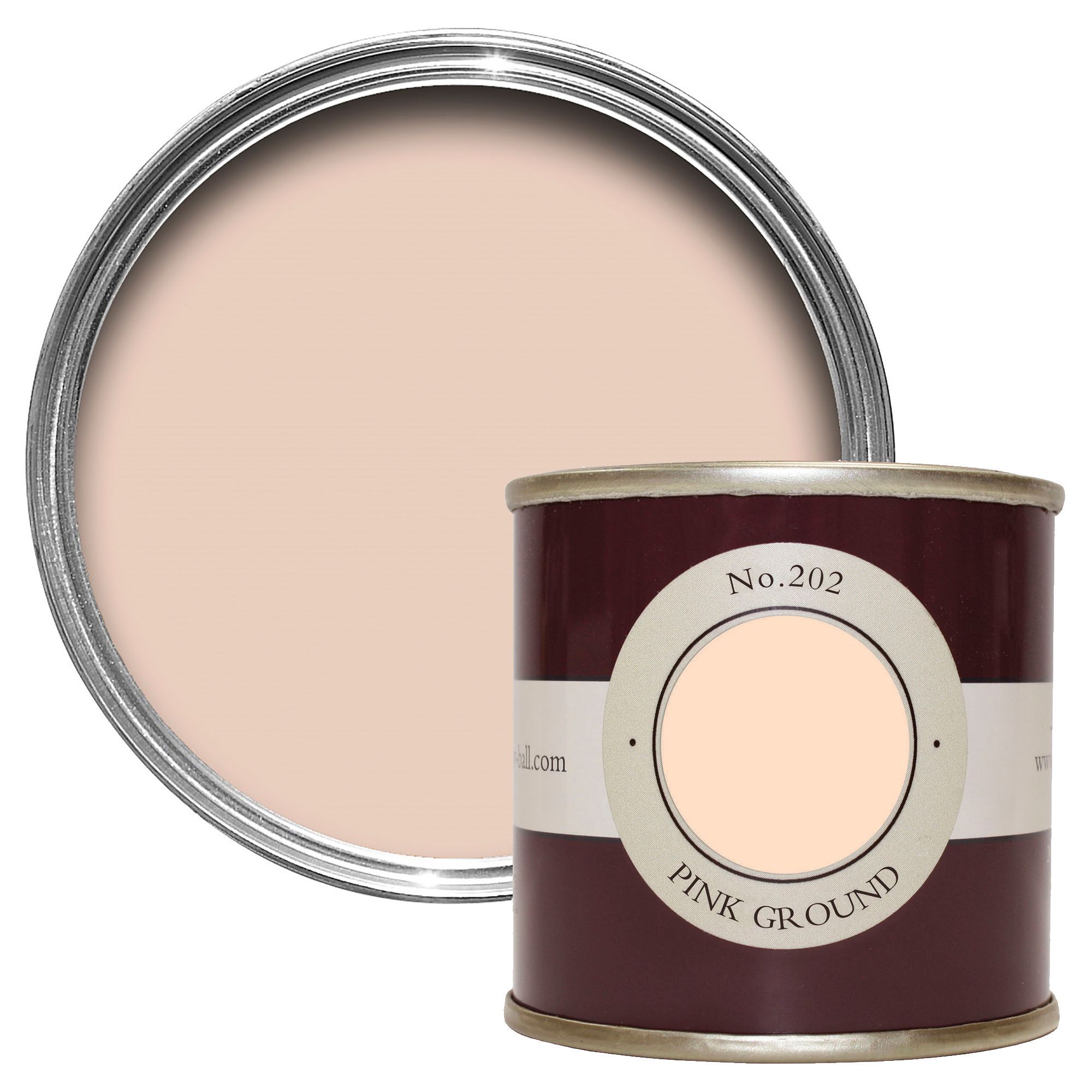 Farrow & Ball Estate Pink ground No.202 Emulsion paint, 100ml Tester pot