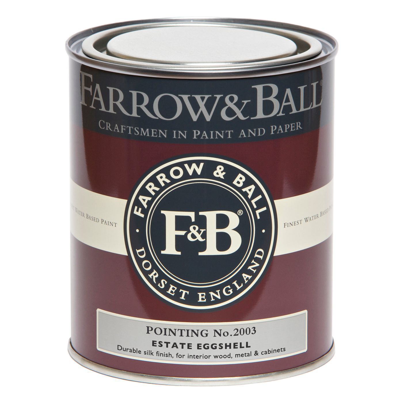 Farrow & Ball Estate Pointing No.2003 Eggshell Metal & wood paint, 750ml