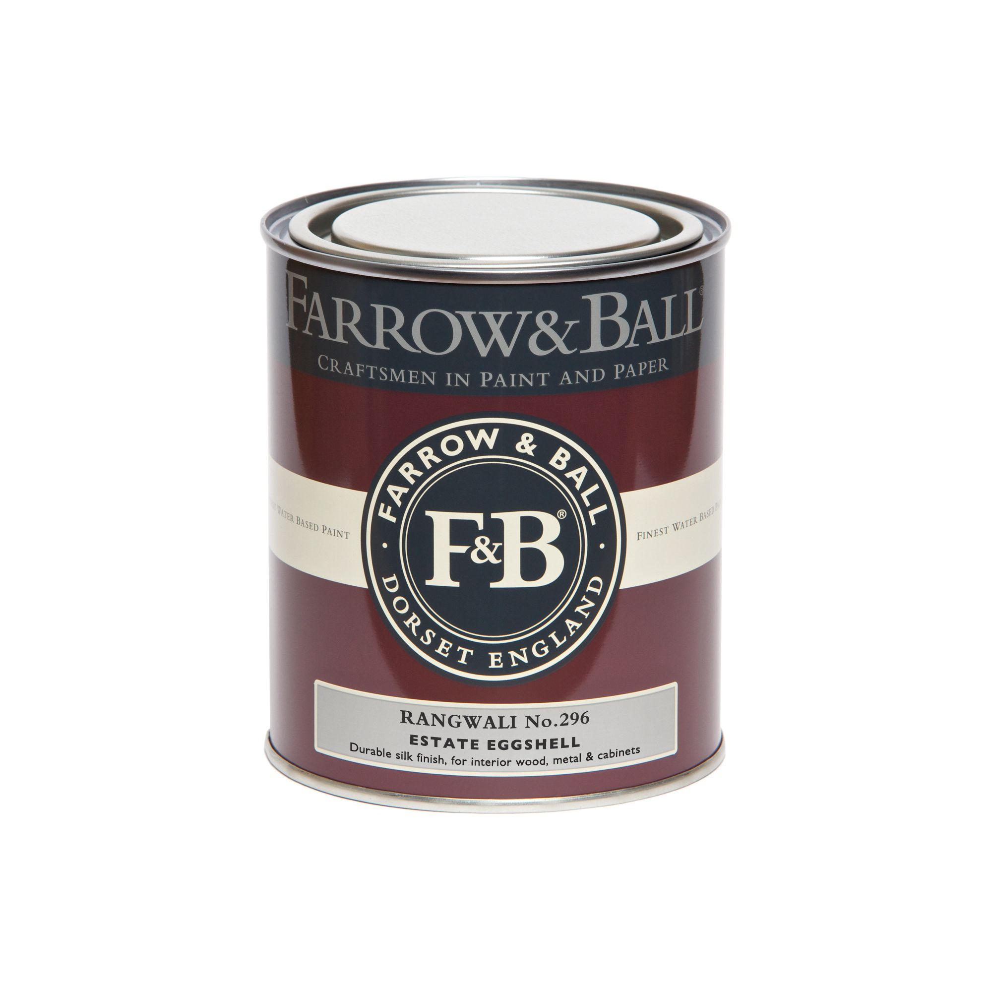 Farrow & Ball Estate Rangwali No.296 Eggshell Metal & wood paint, 750ml
