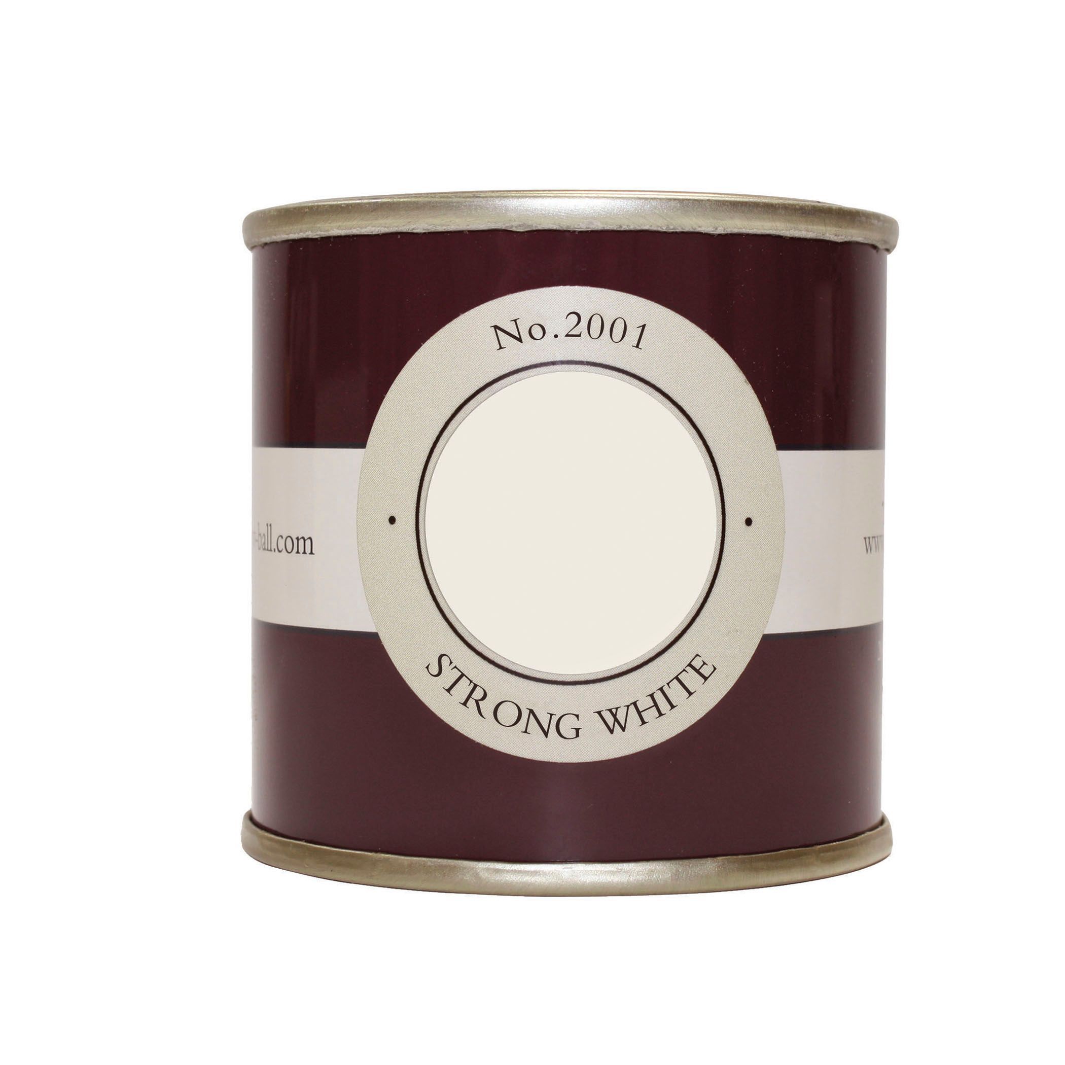 Farrow & Ball Estate Strong white No.2001 Emulsion paint, 100ml Tester pot
