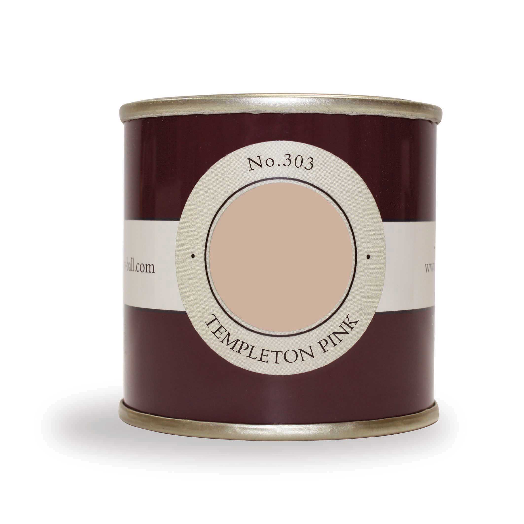 Farrow & Ball Estate Templeton Pink No.303 Matt Emulsion paint, 100ml